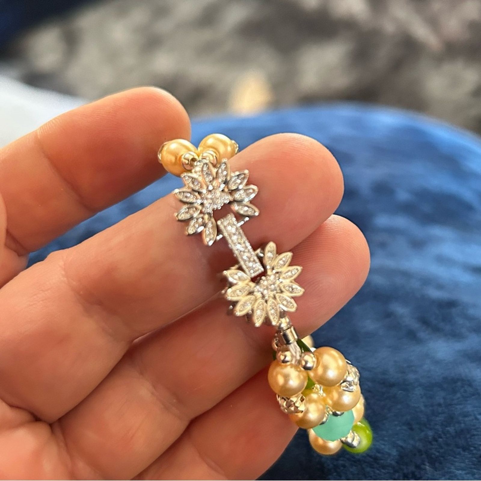 Handmade Handcrafted elegant lime fresh glam twist bracelet Size ONE SIZE - 4 Thumbnail