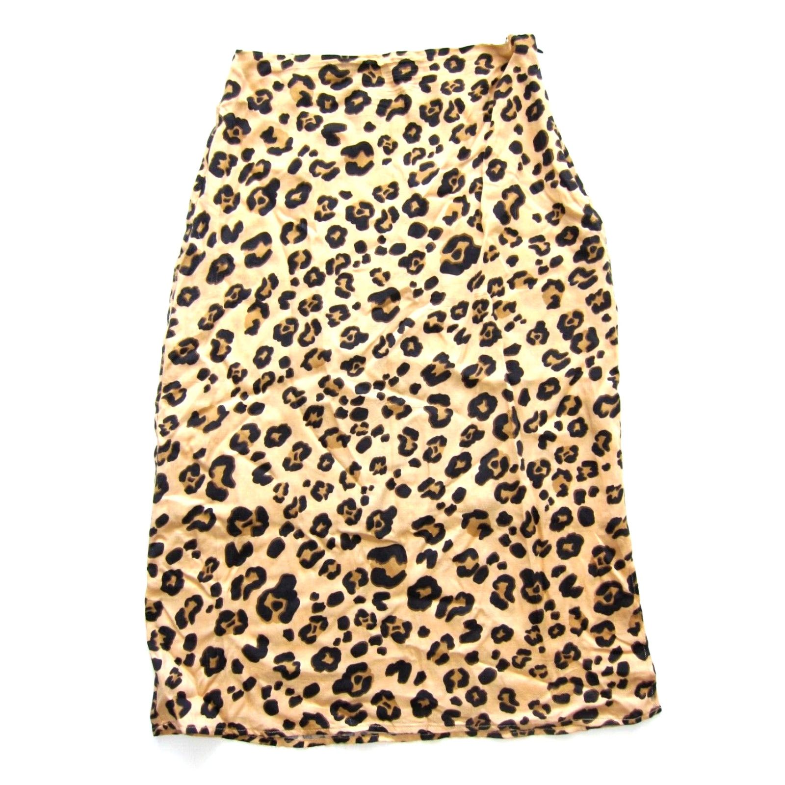 Vintage Stillwater Stillwater 100% Rayon Brown Leopard Print Pencil Straight Skirt XL Women Midi Zip Lined Size 40" / US 18 - 2 Thumbnail
