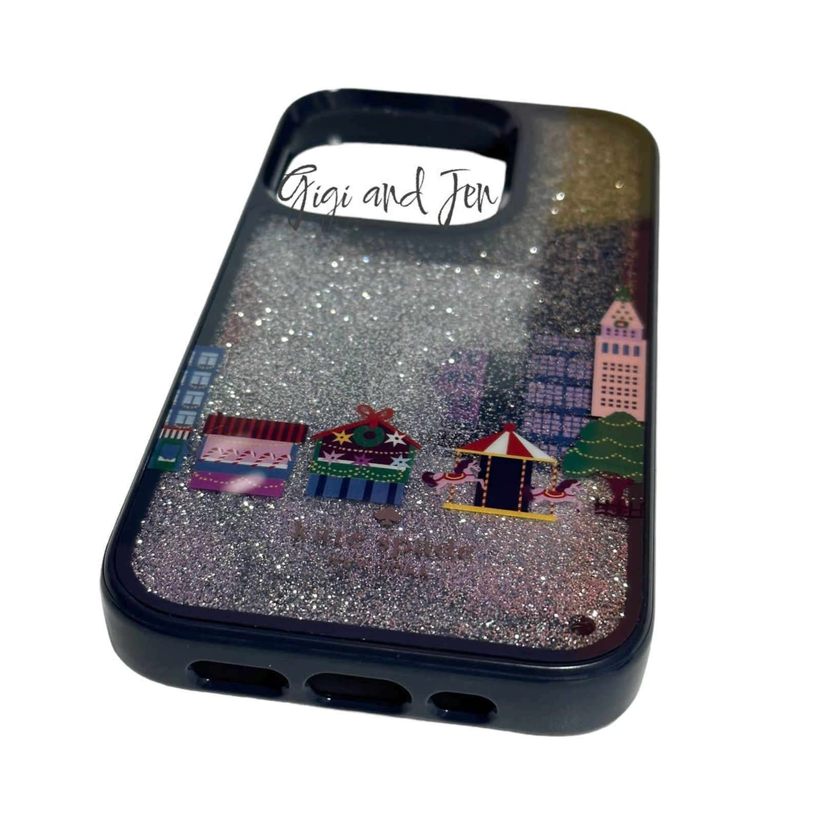 Kate Spade kate Spade Winter Wonders Iphone 14 PRO Max liquid case Size ONE SIZE - 6 Thumbnail