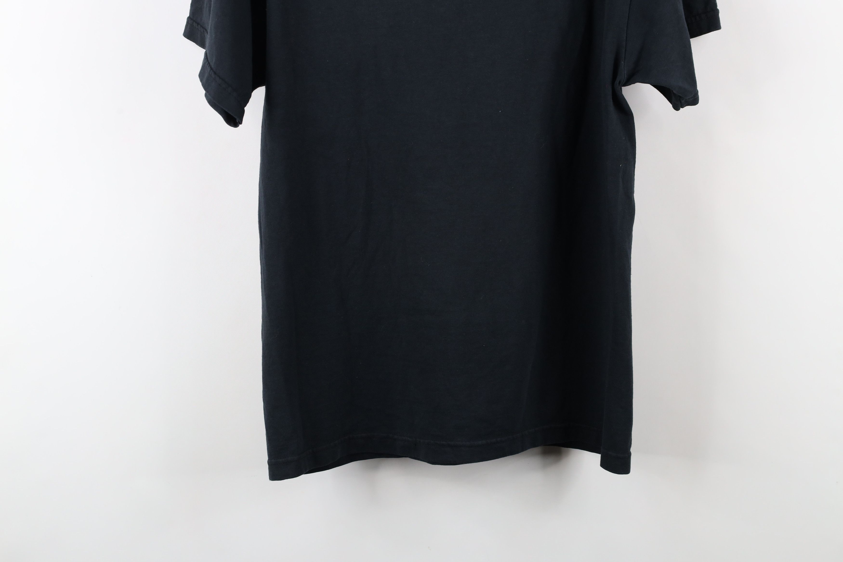 Vintage Vintage 90s Streetwear Blank Heavyweight T-Shirt Black Size US M / EU 48-50 / 2 - 11 Thumbnail