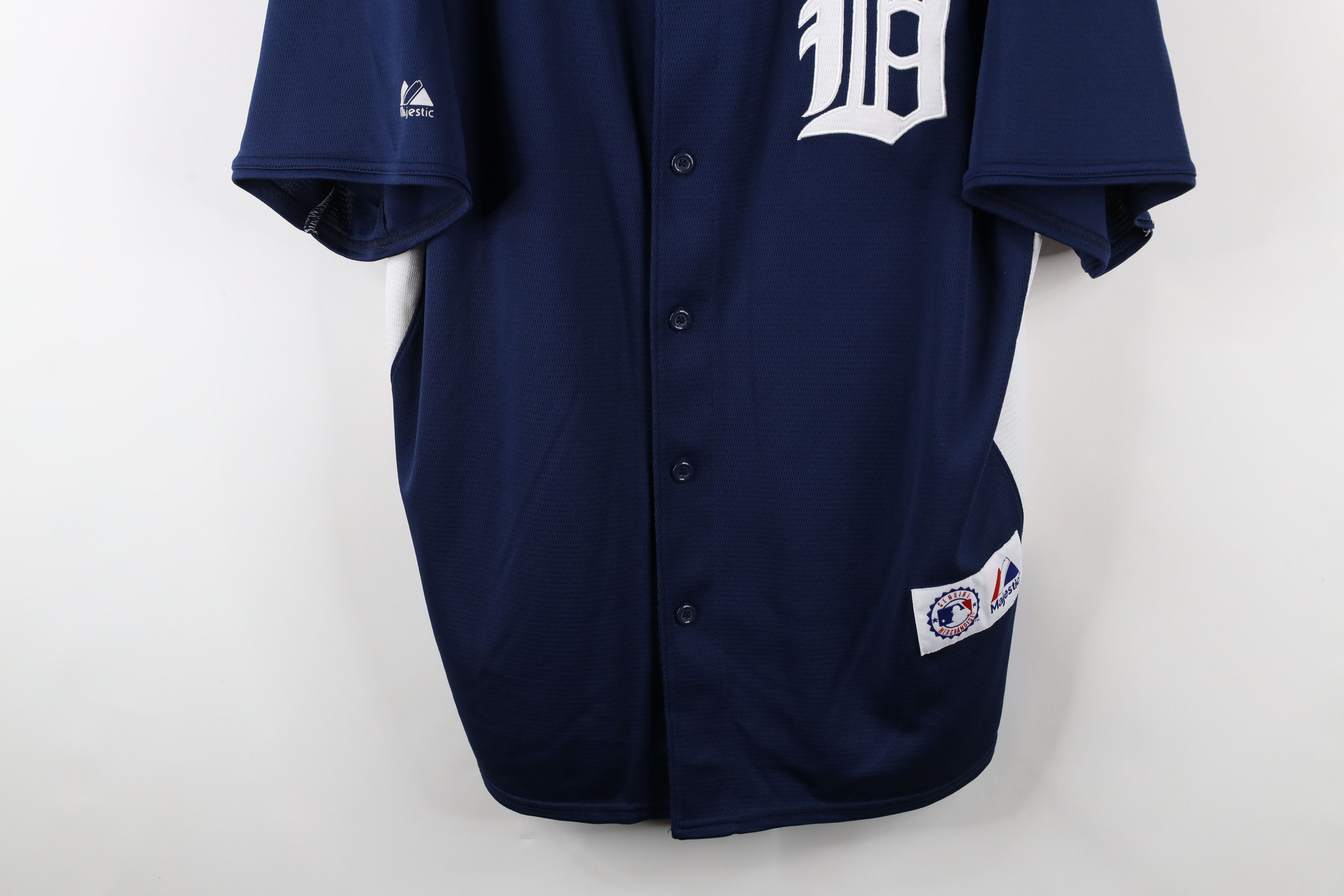 Majestic × Vintage Vintage Majestic Detroit Tigers Baseball Jersey Blue #15 Size US XXL / EU 58 / 5 - 3 Thumbnail