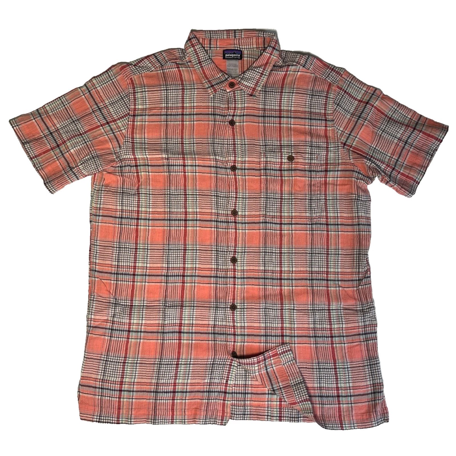Patagonia Patagonia Men’s A/C Short Sleeve Seersucker Shirt Plaid Sz L Size US L / EU 52-54 / 3 - 4 Thumbnail