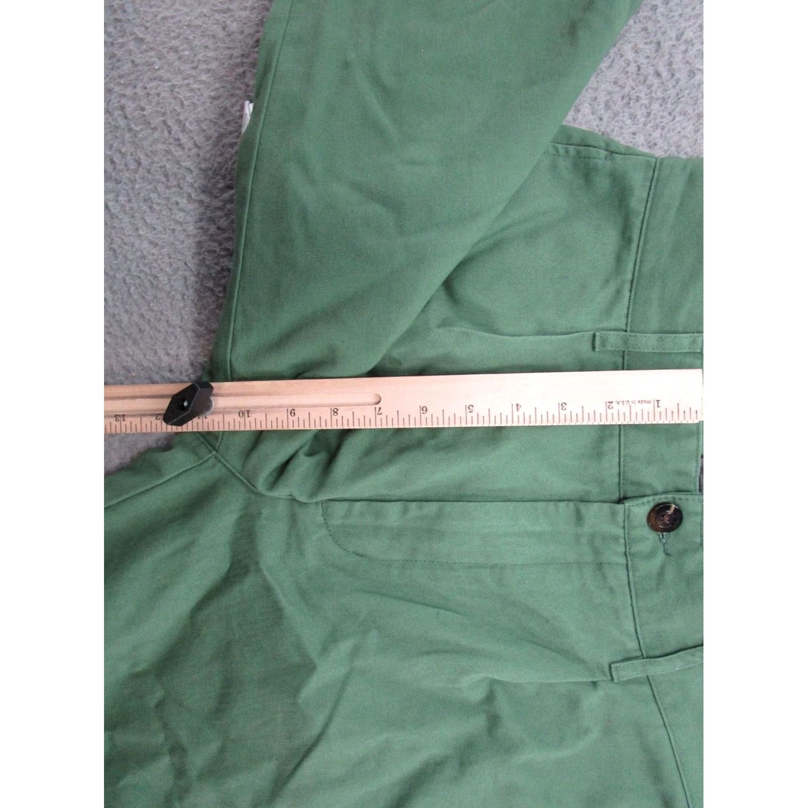 Vintage Houston White Mens Chino Pants Wide-Leg Green 31x30 NEW Size US 31 - 6 Thumbnail