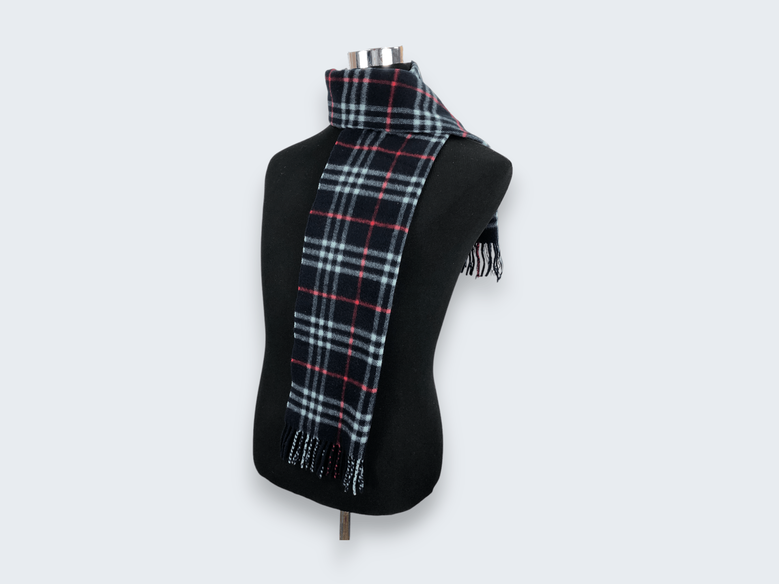 Burberry × Vintage Vintage Burberry Scarf Muffler MF060 Size ONE SIZE - 2 Thumbnail