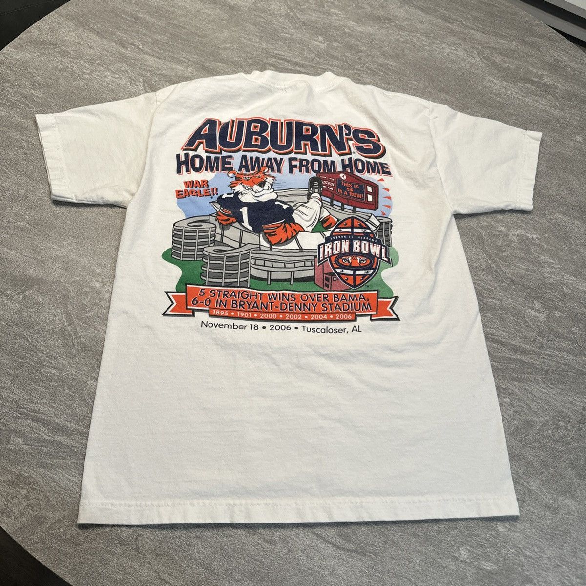 NCAA × Vintage Vintage Iron Bowl Auburn Sweet Home Alabama Football Shirt Size US M / EU 48-50 / 2 - 1 Thumbnail