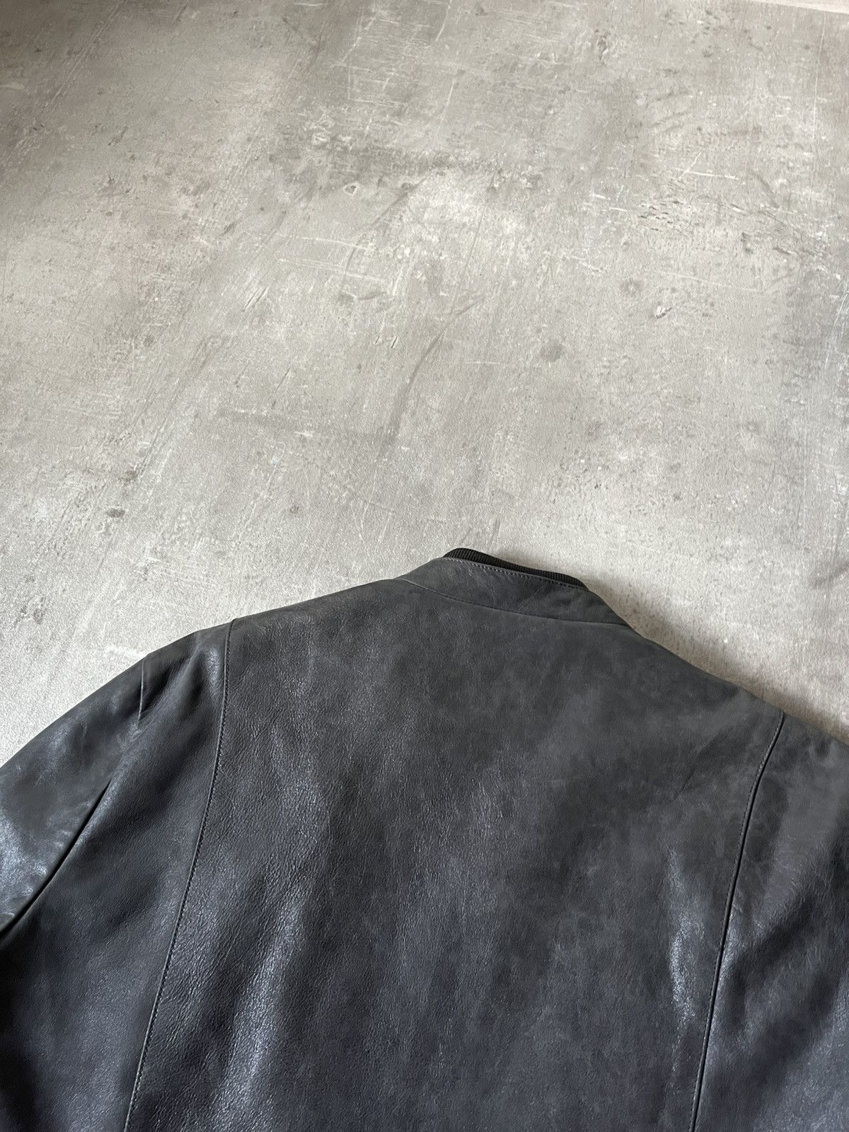 Jil Sander Jil Sander leather jacket by Raf Simons black rare Size US L / EU 52-54 / 3 - 10 Thumbnail