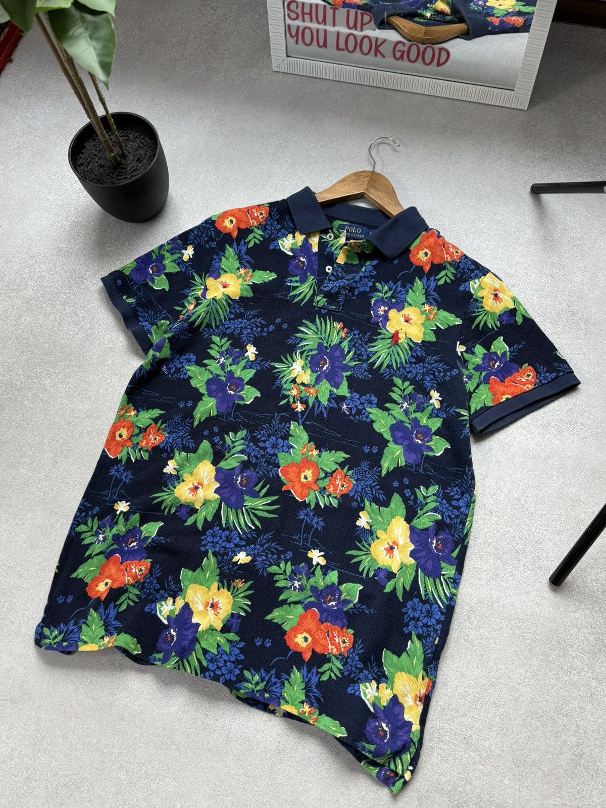 Polo Ralph Lauren Polo Ralph Lauren Hawaiian Polo Shirt Men's Aloha Floral Size US L / EU 52-54 / 3 - 5 Thumbnail