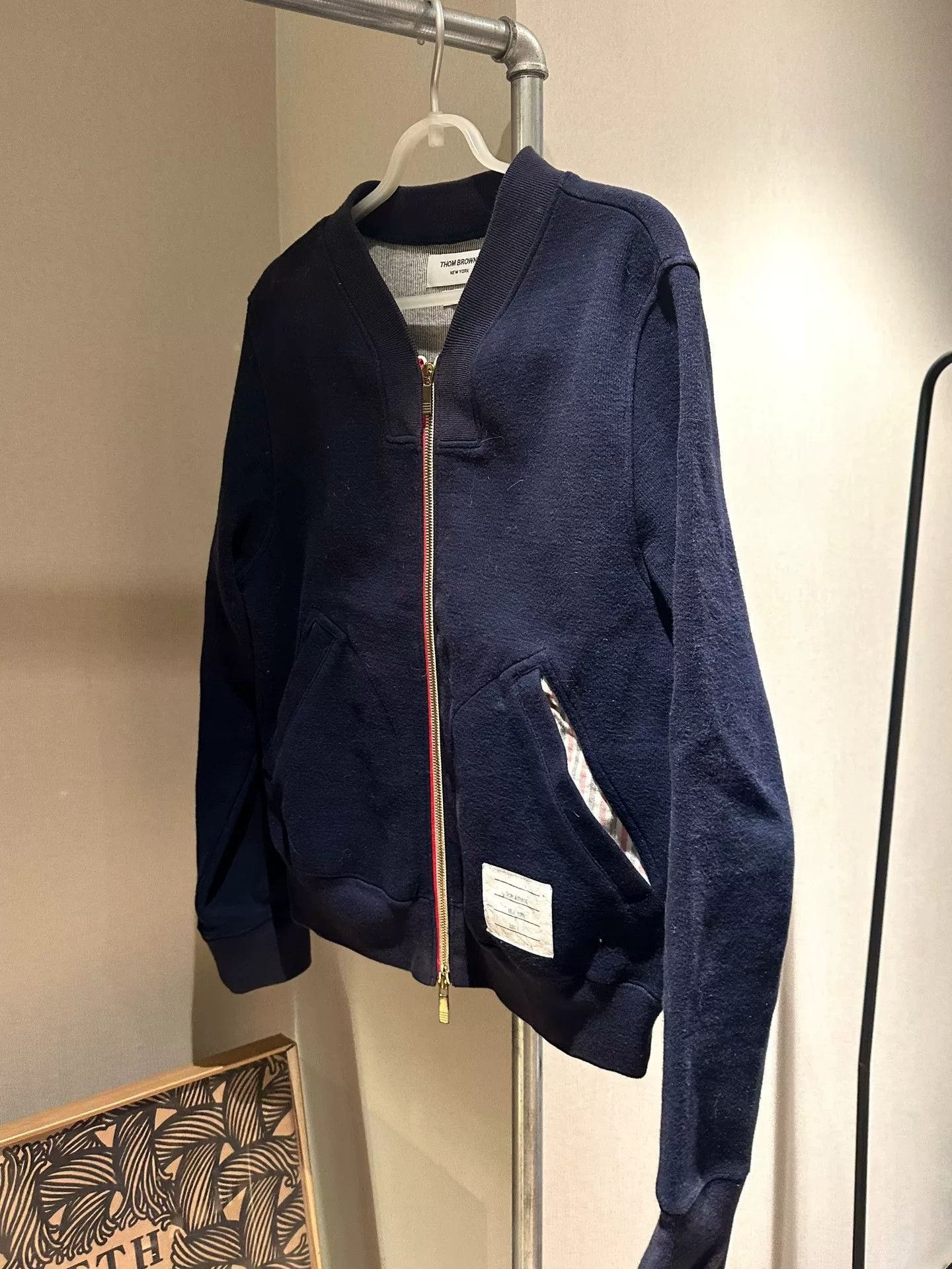 Thom Browne Thom Browne Zip Bomber Jacket Size US S / EU 44-46 / 1 - 1 Thumbnail
