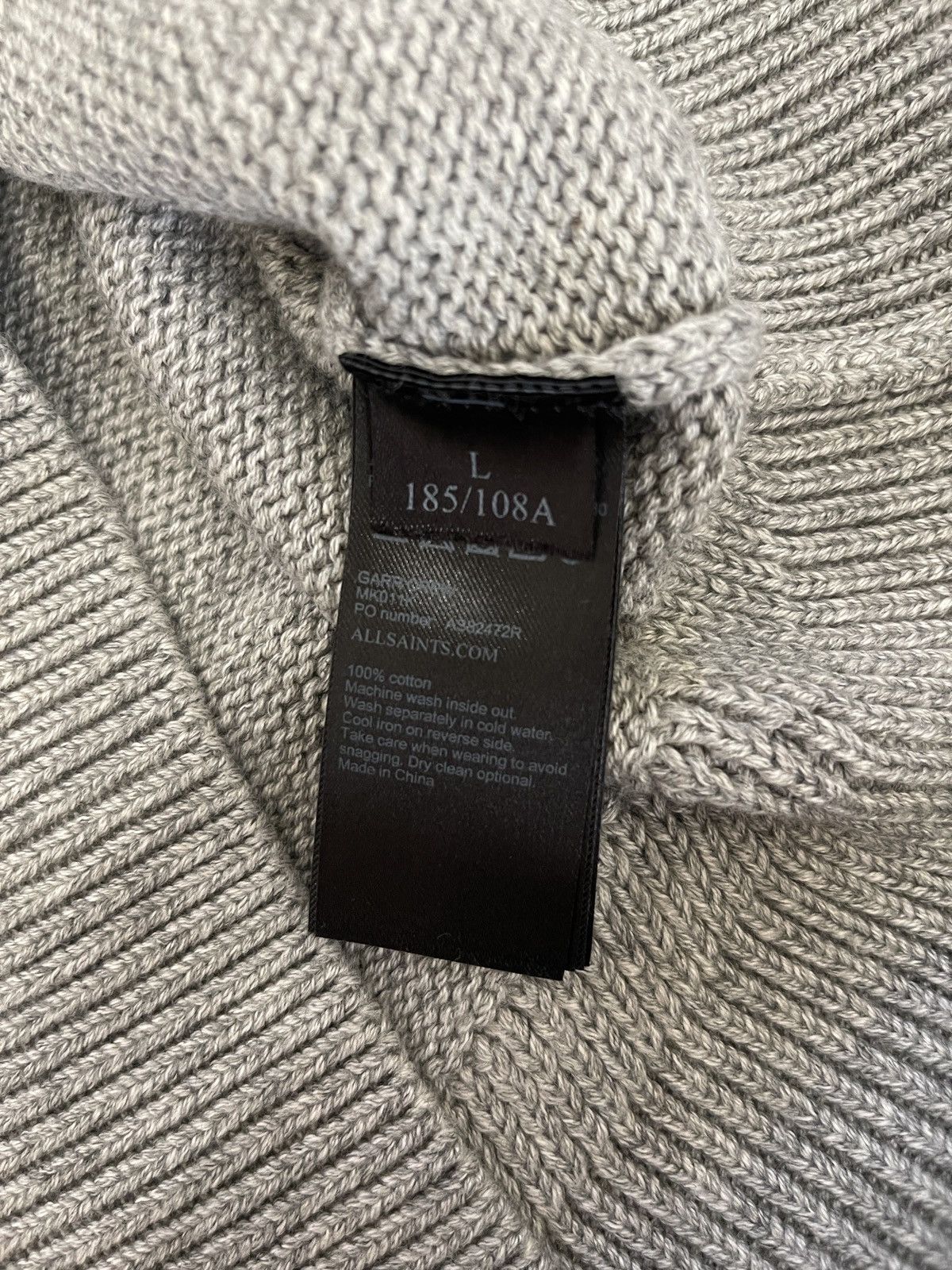 Allsaints Allsaints sweater jumper men’s grey Size US L / EU 52-54 / 3 - 11 Thumbnail