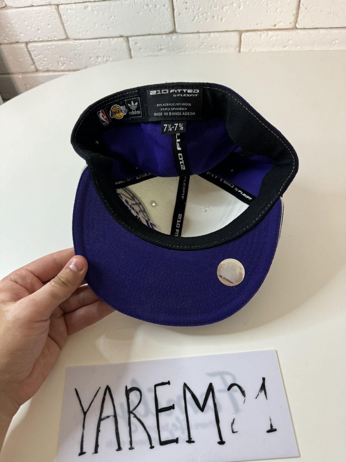 NBA Los Angeles Lakers adidas cap hat Size ONE SIZE - 4 Thumbnail