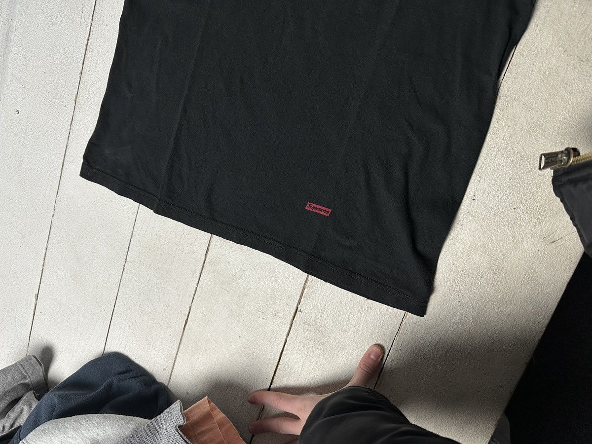 Hanes × Supreme 🚨 HANES SUPREME BLACK MAN SIZE S TEE WITH LOGO Size US S / EU 44-46 / 1 - 3 Thumbnail