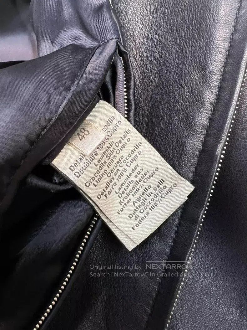 Hermes Hermes Barramundi Crocodile Snout Button Leather Jacket Size US M / EU 48-50 / 2 - 6 Thumbnail