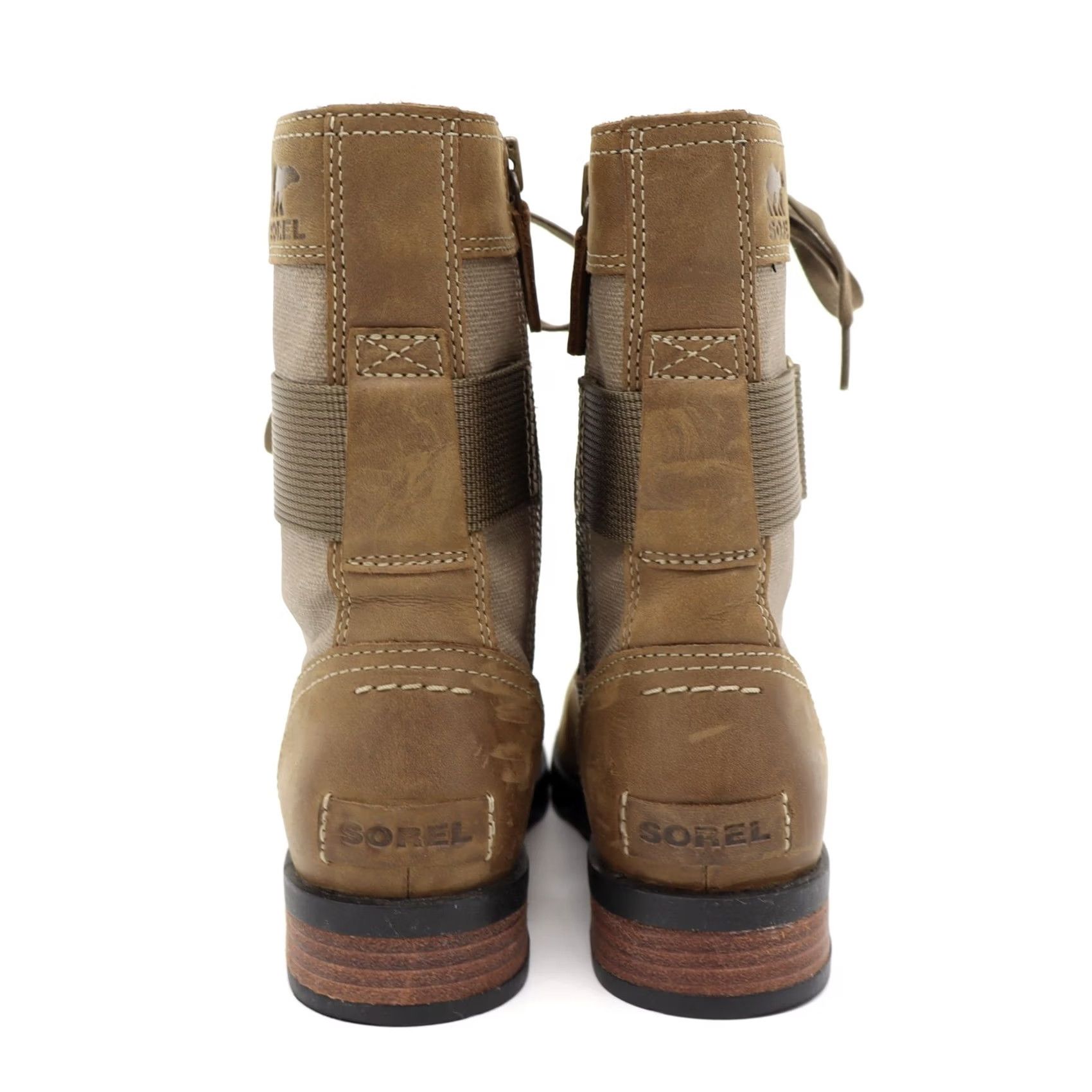 SOREL Sorel Major Carly Combat Ankle Boot - Brown - Womens Boots Size US 7 / IT 37 - 6 Thumbnail