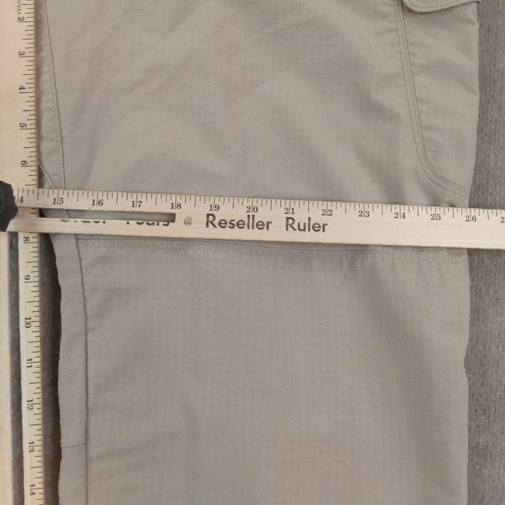 Vintage 5.11 Tactical Mens Cargo Pants Beige Straight Leg 40x30 Ripstop Pockets Size US 40 / EU 56 - 4 Thumbnail