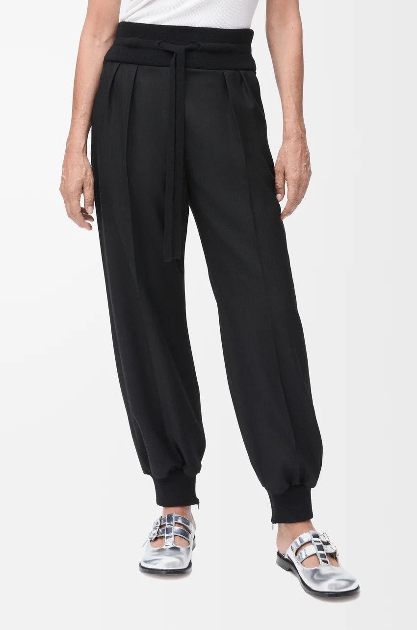 Loewe o1loc1c0525 Trousers In Wool in Black Size 26" / US 2 / IT 38 - 3 Thumbnail