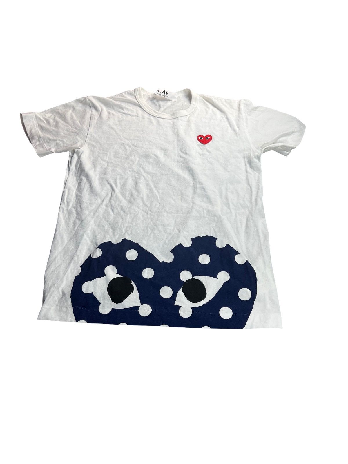 Comme des Garcons CDG Play x Polka Dot Alice in Wonderland Tee