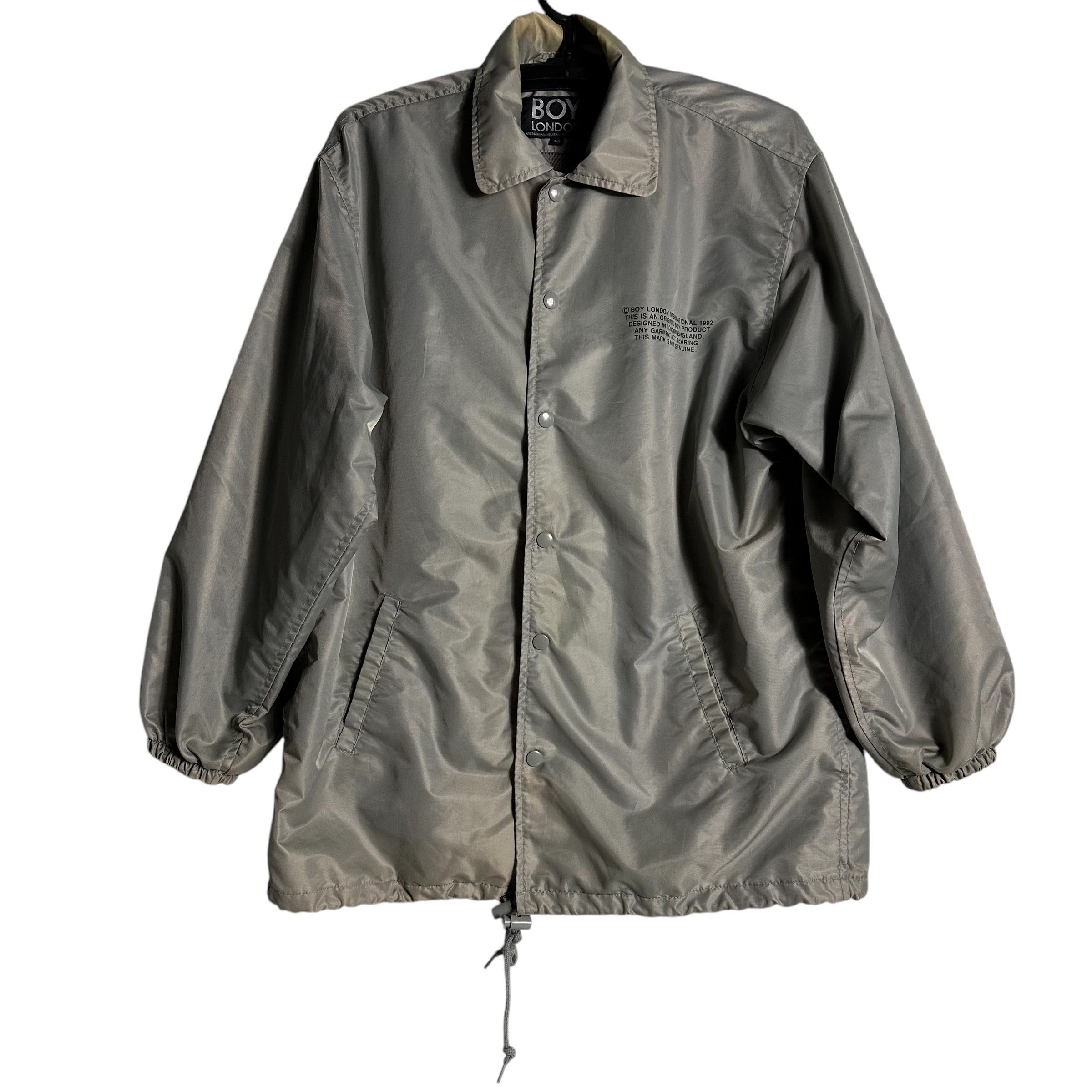 Boy London × Vintage 🔥RARE🔥Vintage Boy London Big Logo Button Down Windbreaker Size US M / EU 48-50 / 2 - 3 Thumbnail