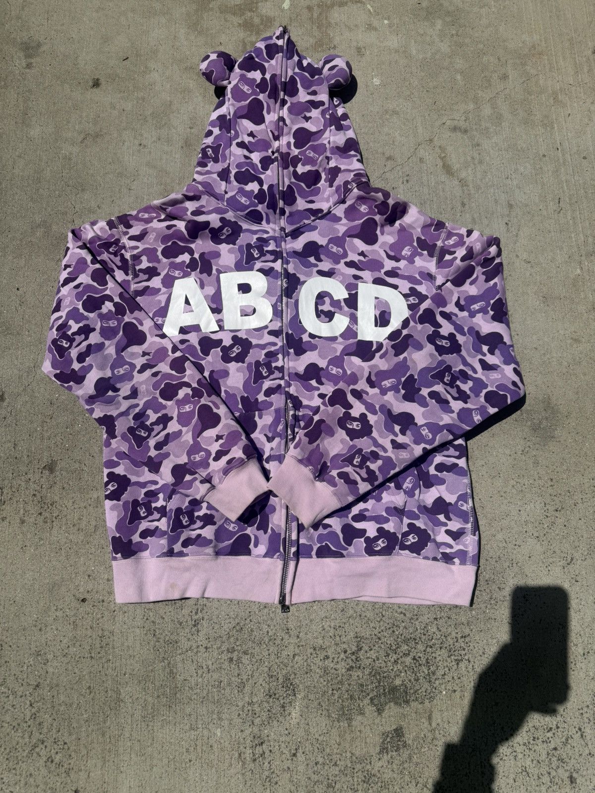 Japanese Brand ABCD Jose Wong Full Zip Camo Hoodie Size US XL / EU 56 / 4 - 2 Thumbnail