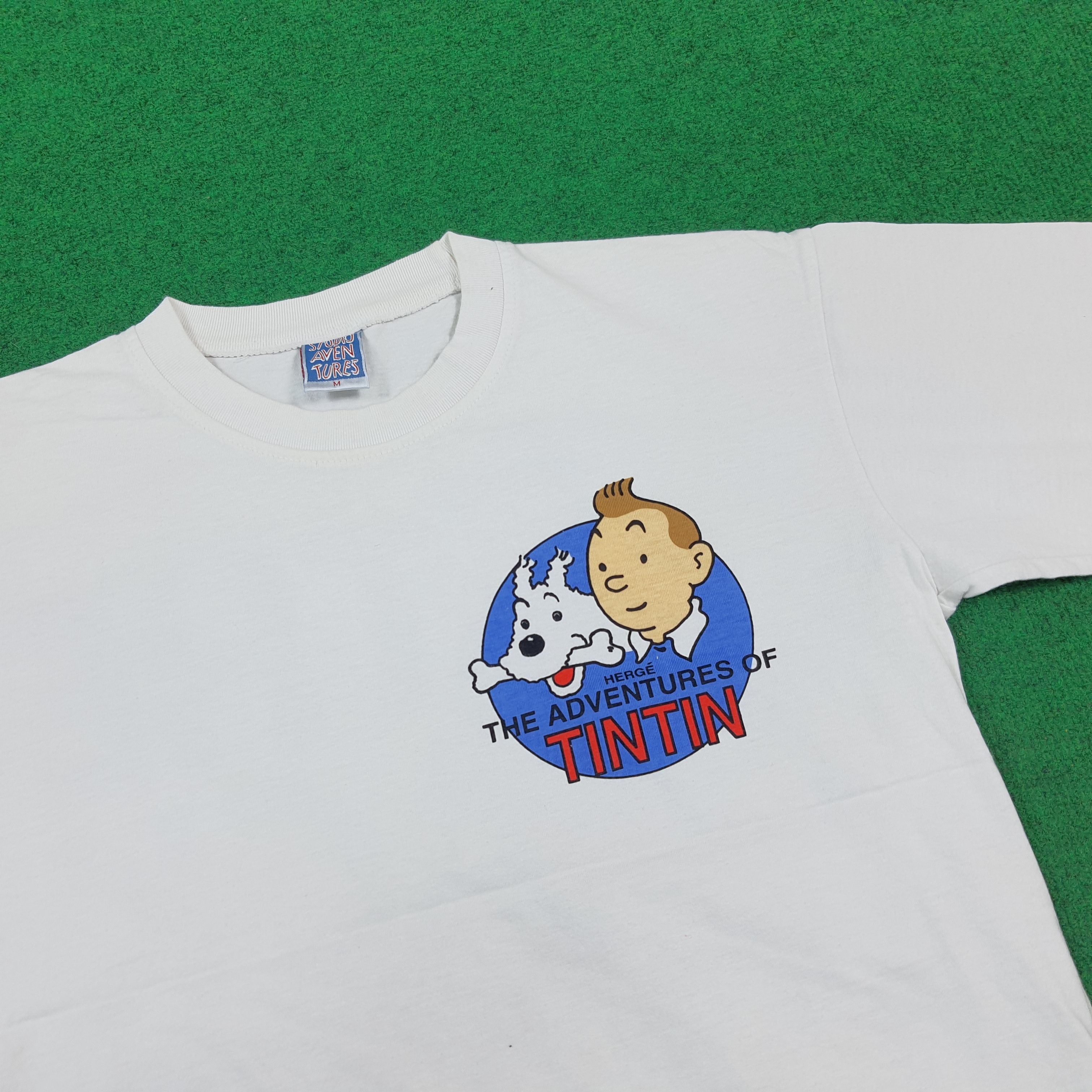 Vintage Vintage Adventure of Tintin Boxy Tshirt C294N66 Size US M / EU 48-50 / 2 - 4 Thumbnail
