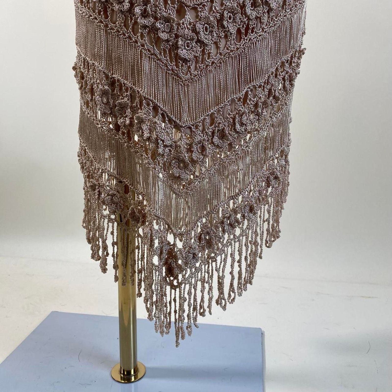 Other Vintage boho crochet fringe maxi dress Size XS / US 0-2 / IT 36-38 - 4 Thumbnail