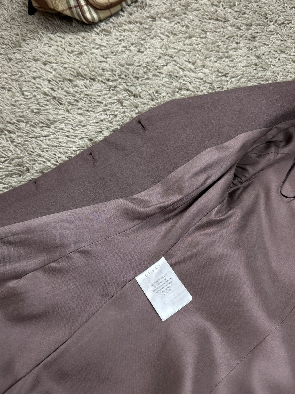 Gucci Wool trench coat Gucci original luxury streetwear item Size S / US 4 / IT 40 - 5 Thumbnail