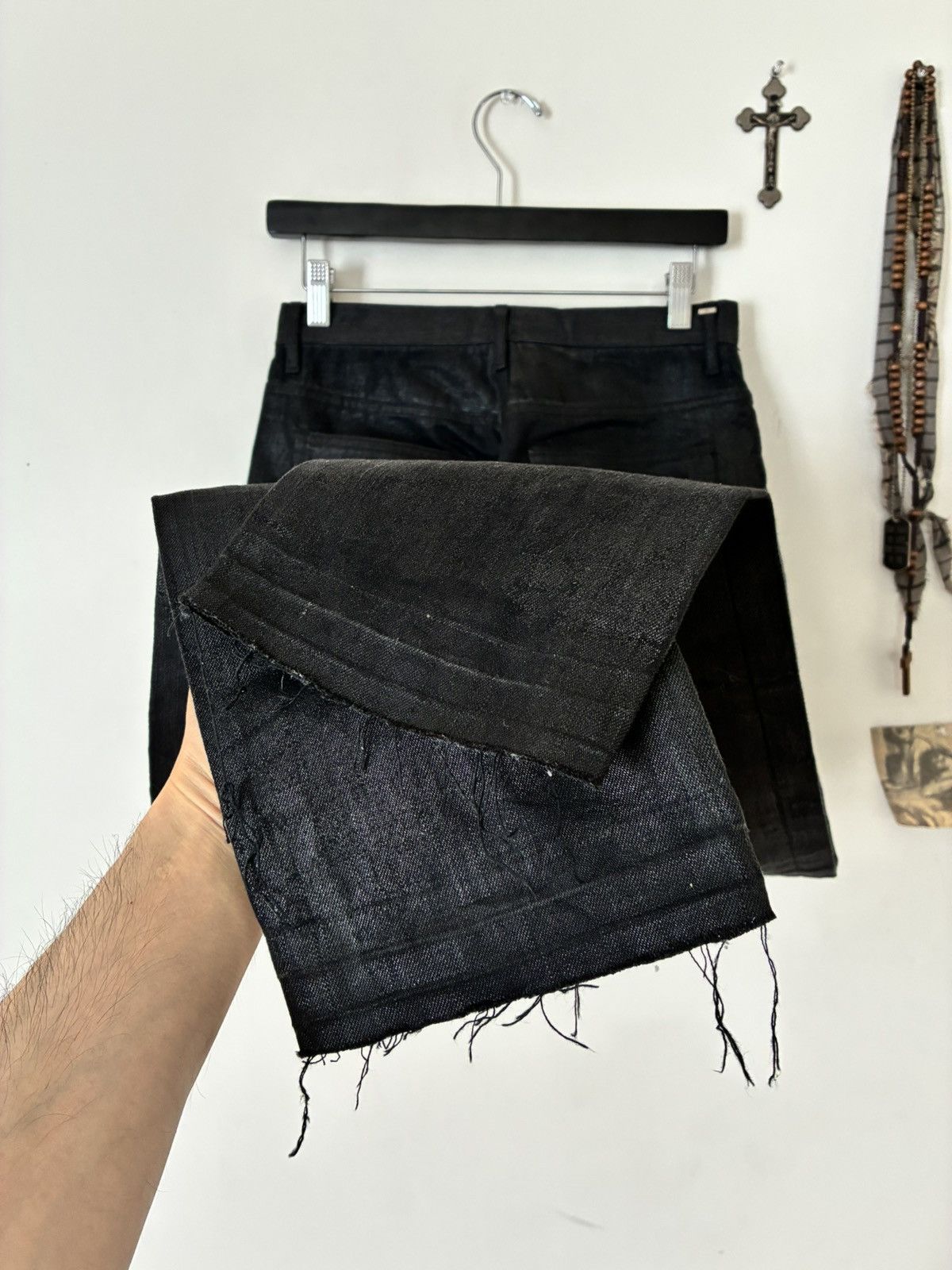 Dior Dior Homme AW07 Waxed Denim Size US 27 - 8 Thumbnail