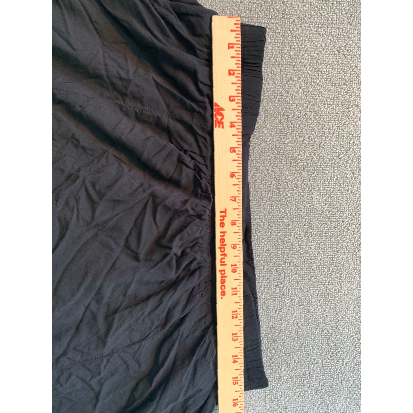 Ann Taylor ANN TAYLOR Loft Skirt Medium Womens Knee Length Black Skirt Size 32" / US 10 / IT 46 - 2 Thumbnail