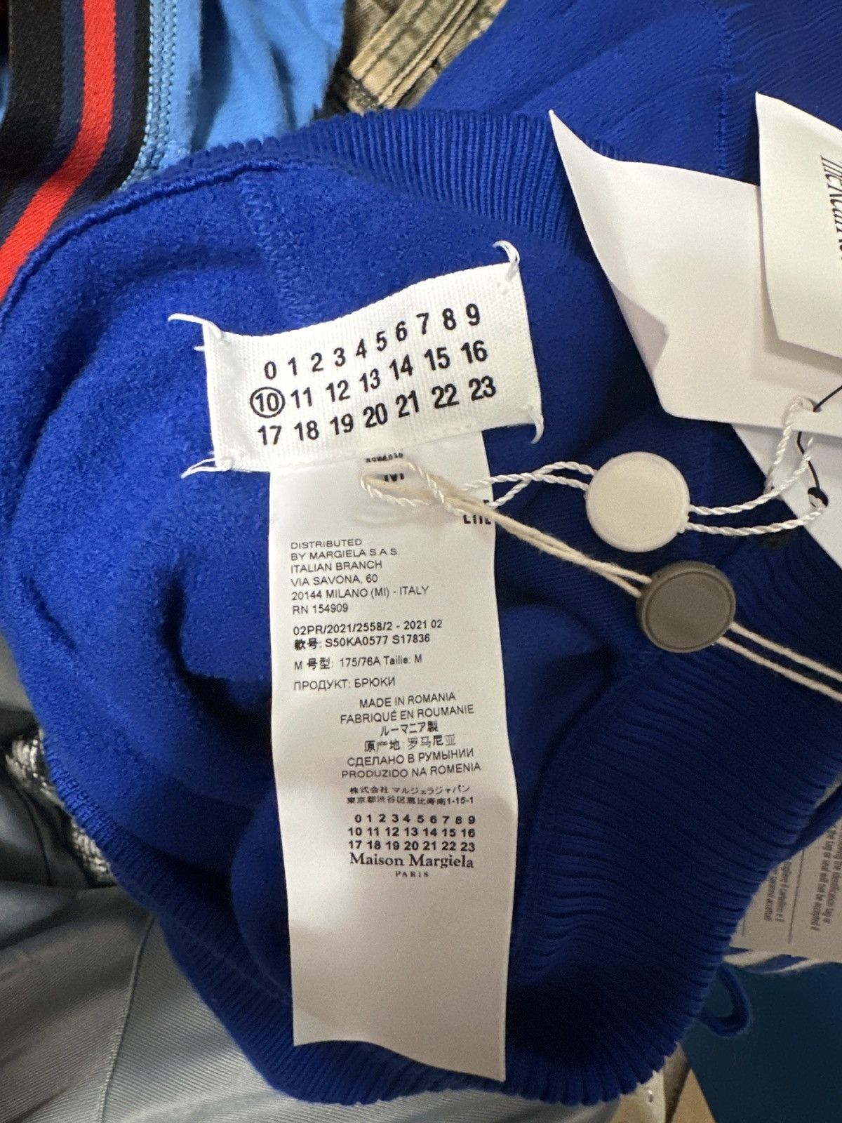 Maison Margiela Colorblock Pattern Sweatpants Size US 30 / EU 46 - 5 Thumbnail