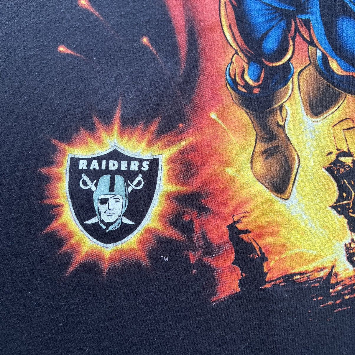NFL × Vintage VTG 1994 Los Angeles Raiders Salem NFL Tee Shirt Size US XL / EU 56 / 4 - 5 Thumbnail