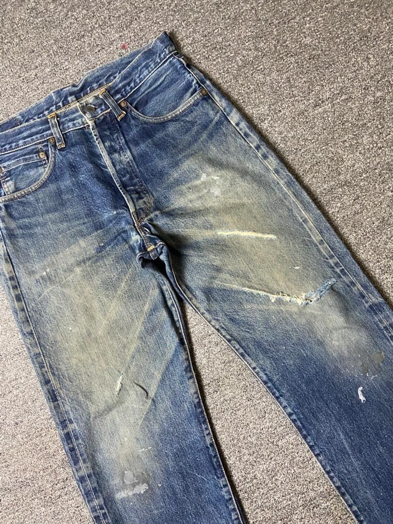 Levi's Levis Strauss Co. Distressed Denim Ripped Jeans (135) Size US 30 / EU 46 - 7 Thumbnail