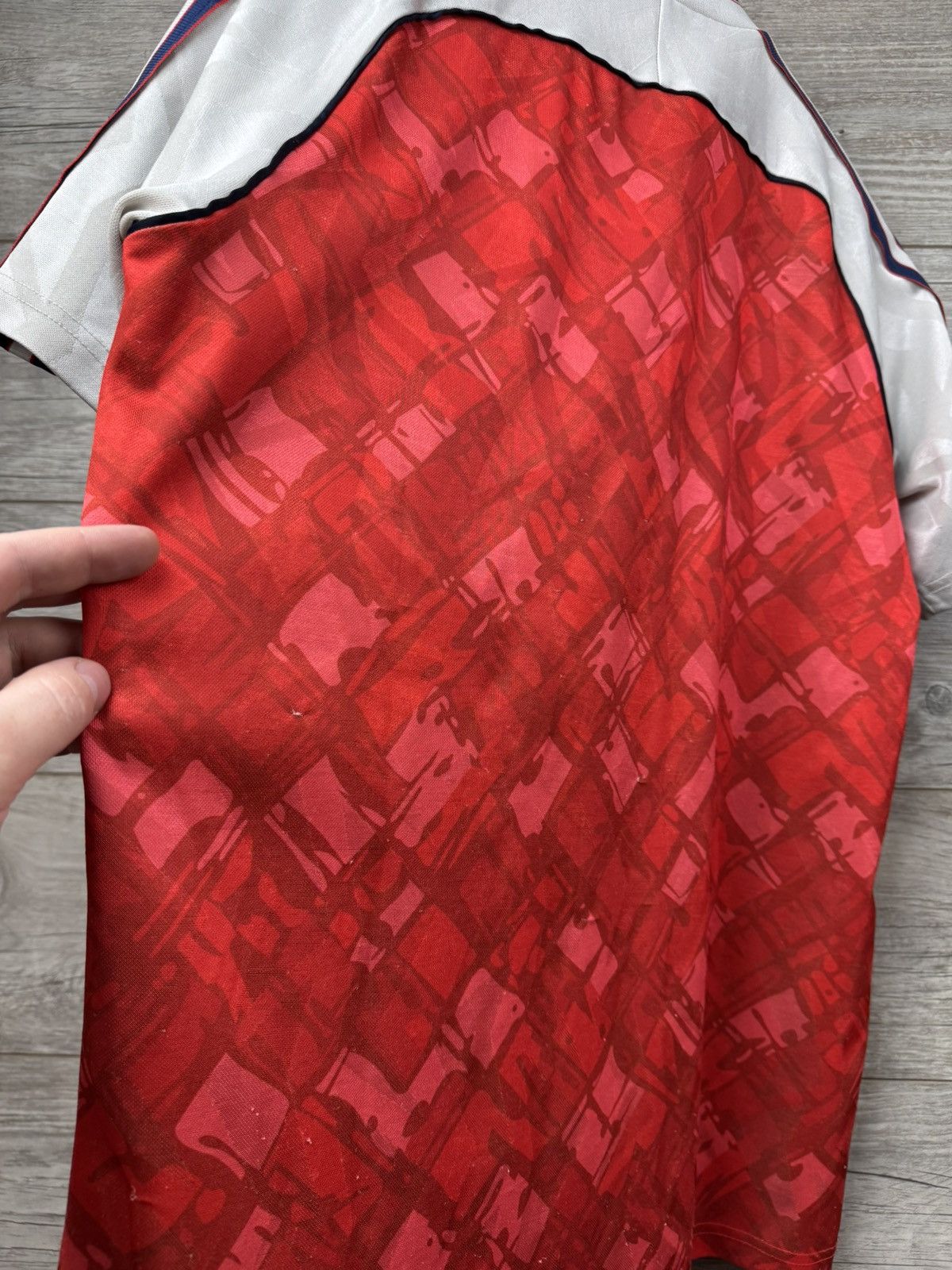 Japanese Brand Arsenal Adidas JVC Vintage Jersey Shirt Mens 1990 1991 1992 Size US L / EU 52-54 / 3 - 20 Thumbnail