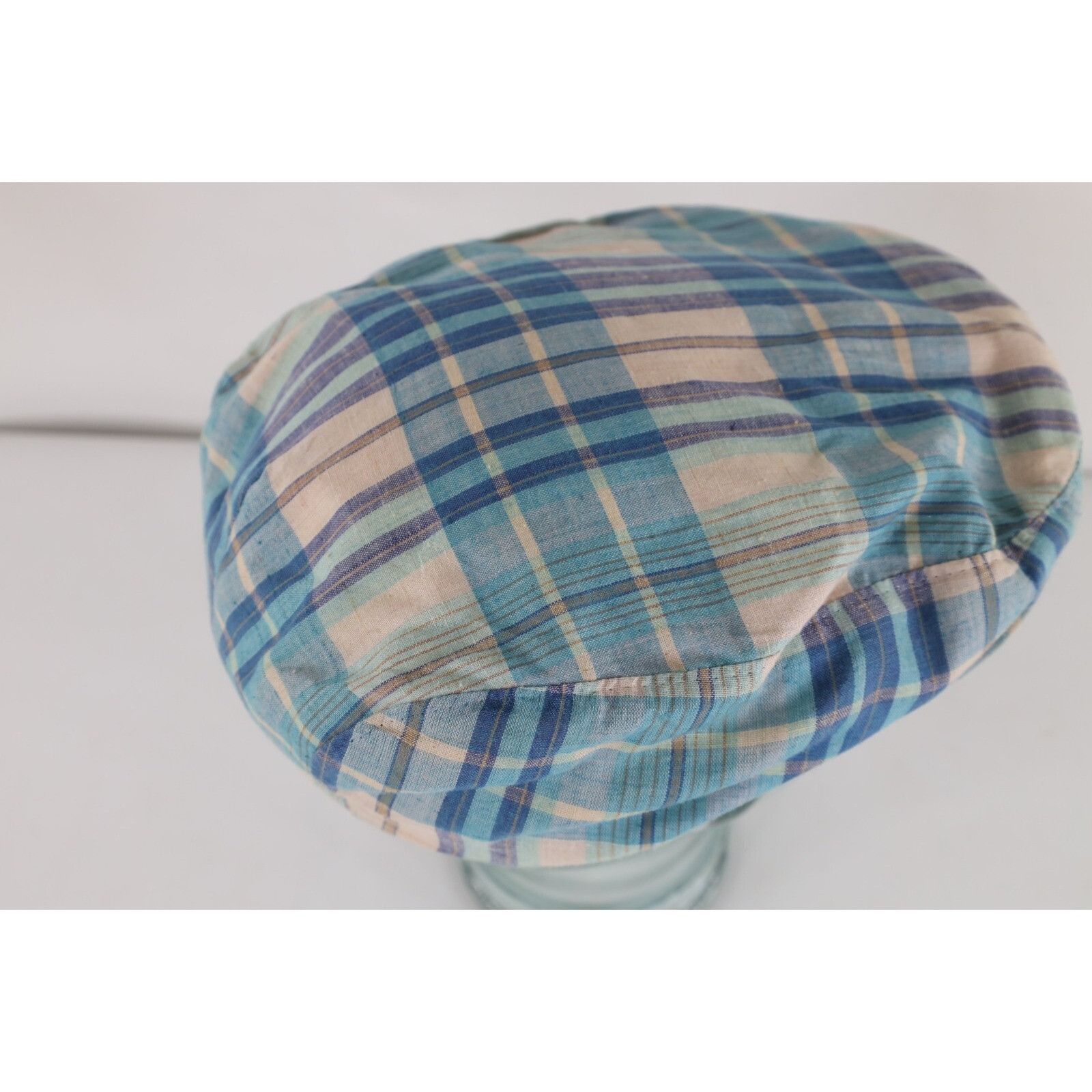 Vintage Vintage 70s 80s Streetwear Madras Plaid Newsboy Cabbie Hat Size ONE SIZE - 5 Thumbnail