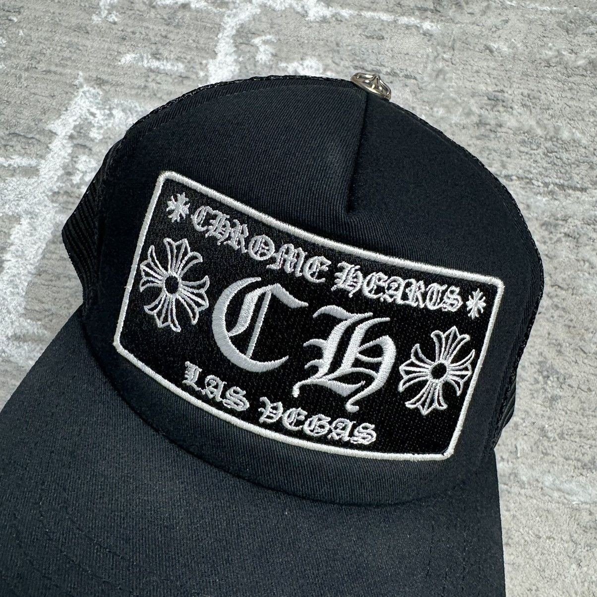 Chrome Hearts CH Las Vegas exclusive trucker hat ‘black’ Size ONE SIZE - 3 Thumbnail