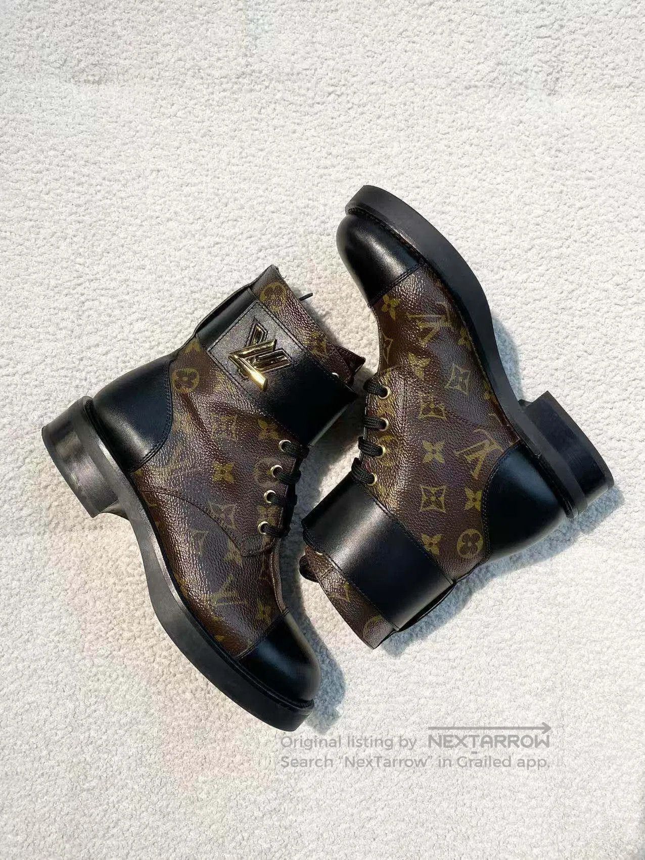 Louis Vuitton Louis Vuitton The old flower is full of half boots| Size US 6 / IT 36 - 3 Thumbnail