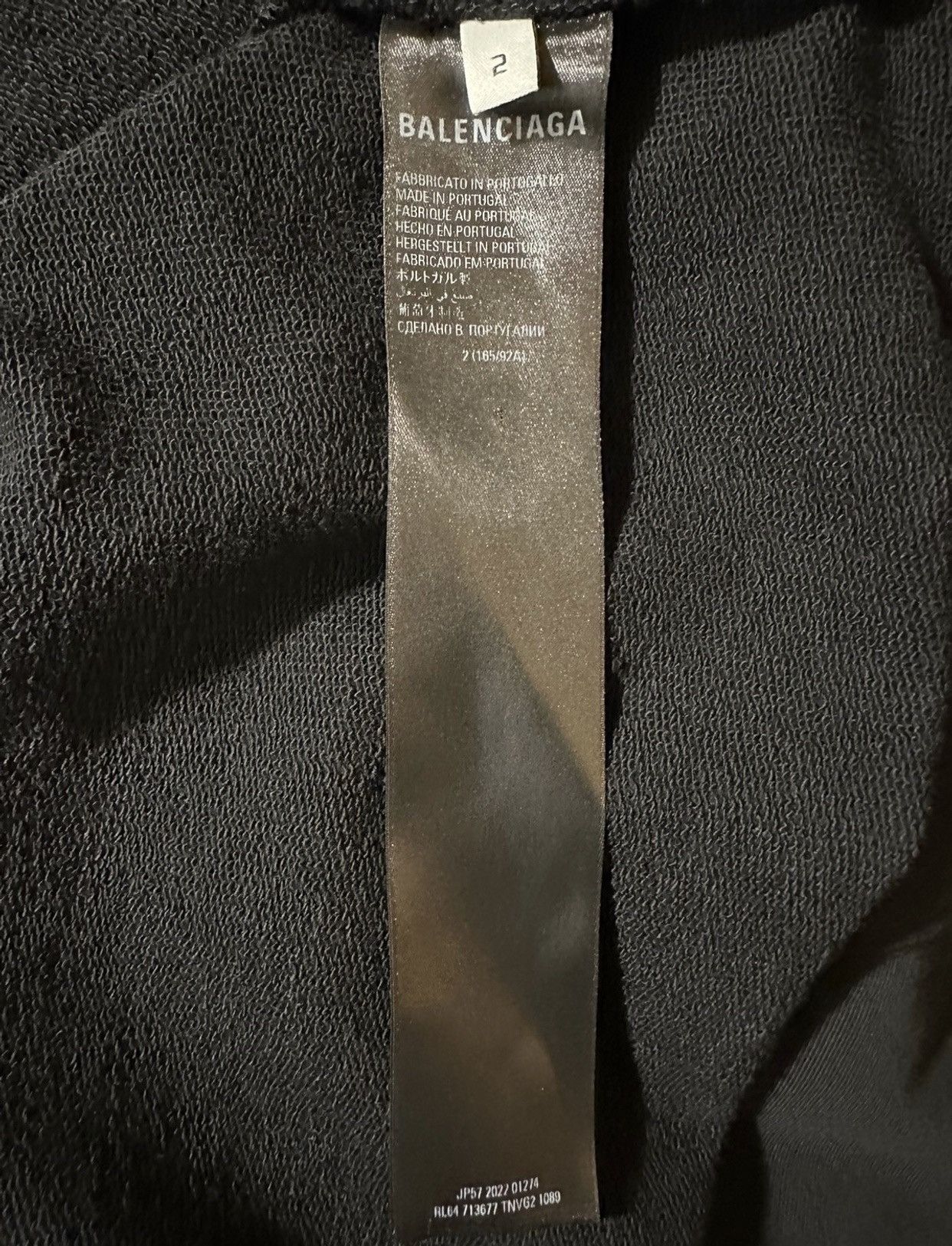 Balenciaga Balenciaga Plain Gaffer Tape Hoodie Size US M / EU 48-50 / 2 - 5 Thumbnail