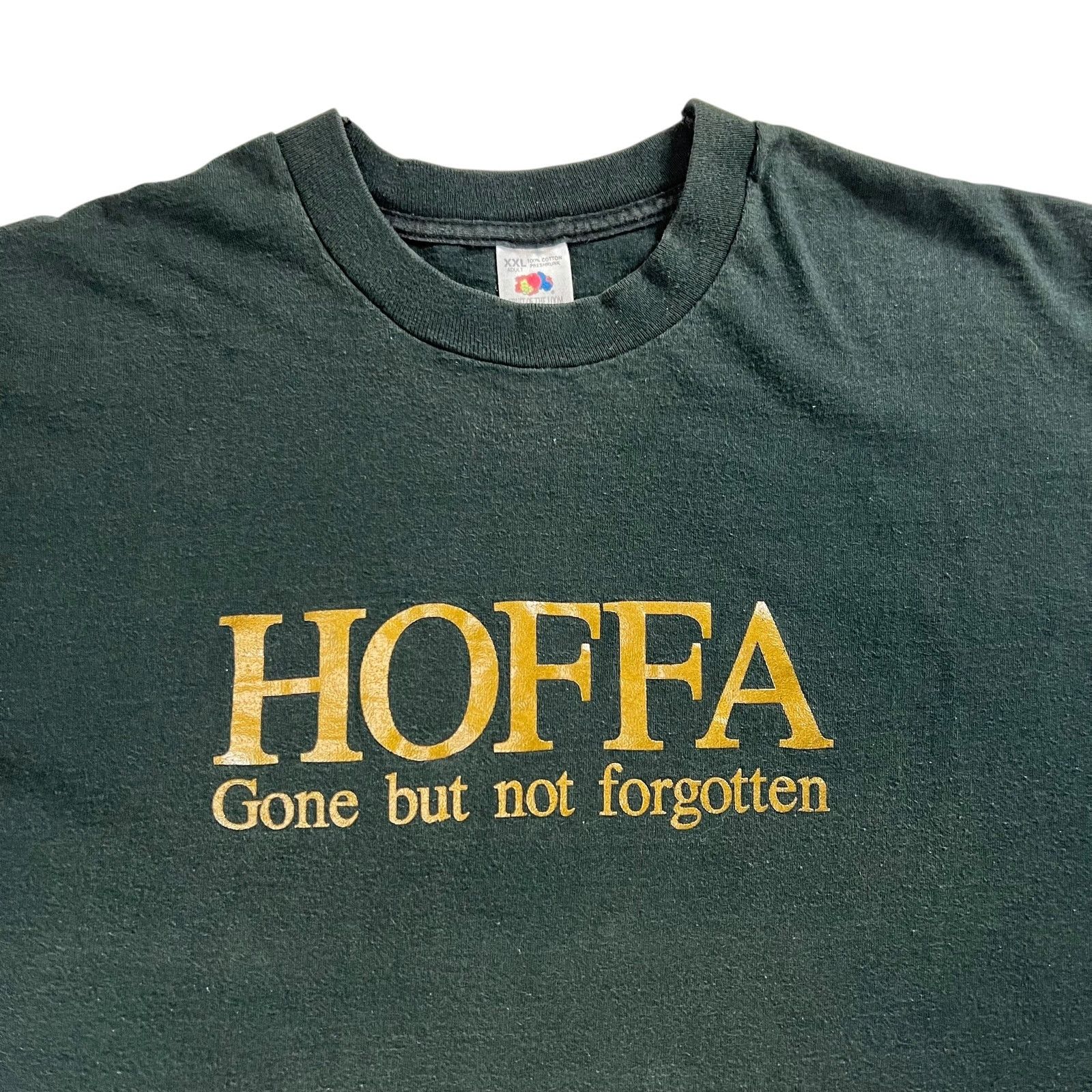 Fruit Of The Loom × Vintage Vintage 90s Jimmy Hoffa Gone but not forgotten tee (XXL) Size US XXL / EU 58 / 5 - 4 Thumbnail