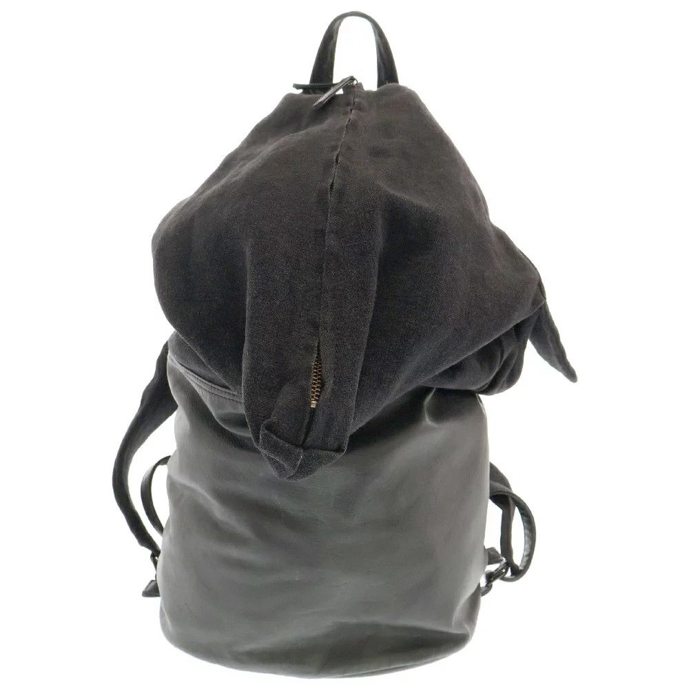 Yohji Yamamoto Yohji Yamamoto leather switching rucksack Size ONE SIZE - 1 Thumbnail