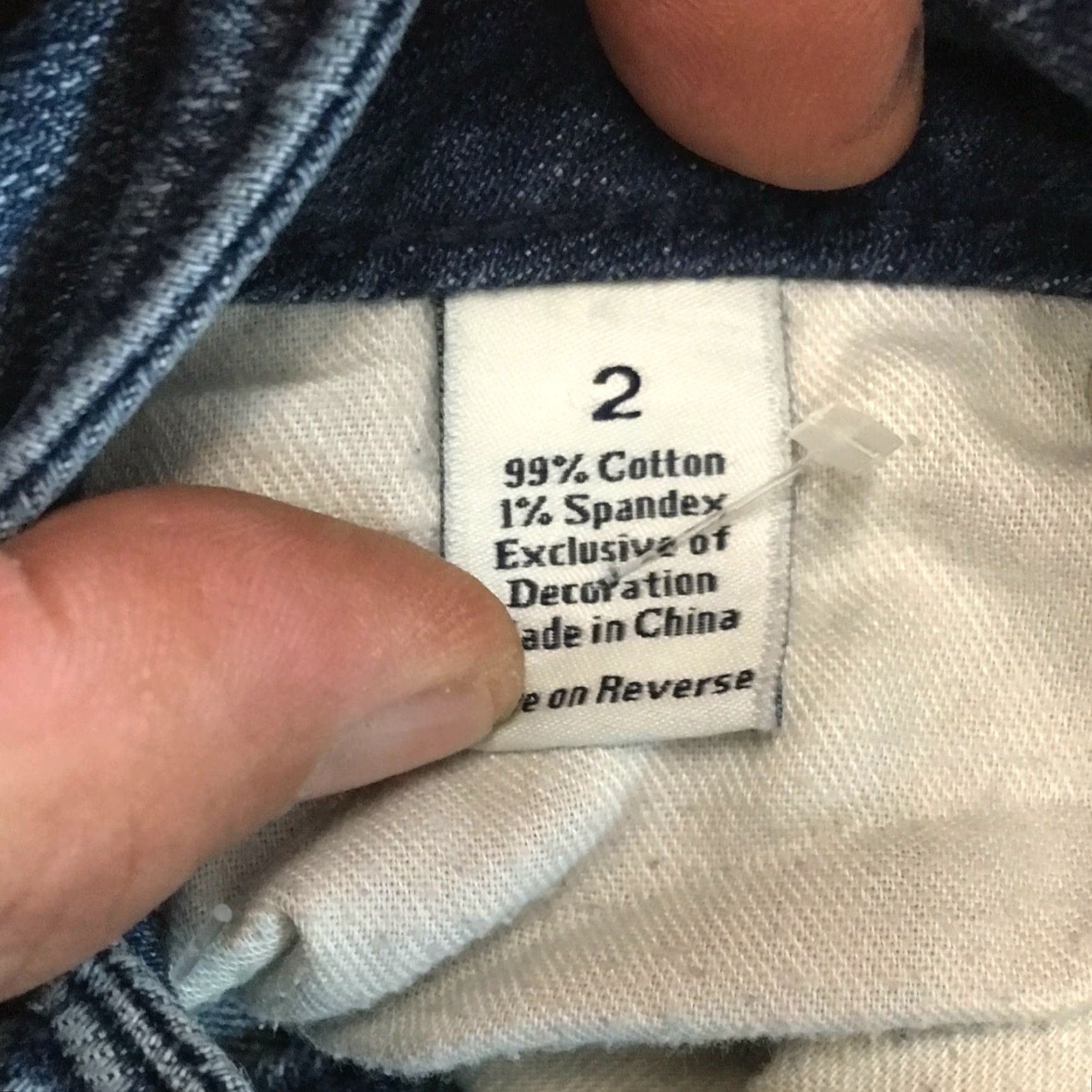 Vintage Simply Vera Vera Wang Womens Casual Regular Straight Denim Blue Jeans Size 2 Size 26" / US 2 / IT 38 - 7 Thumbnail