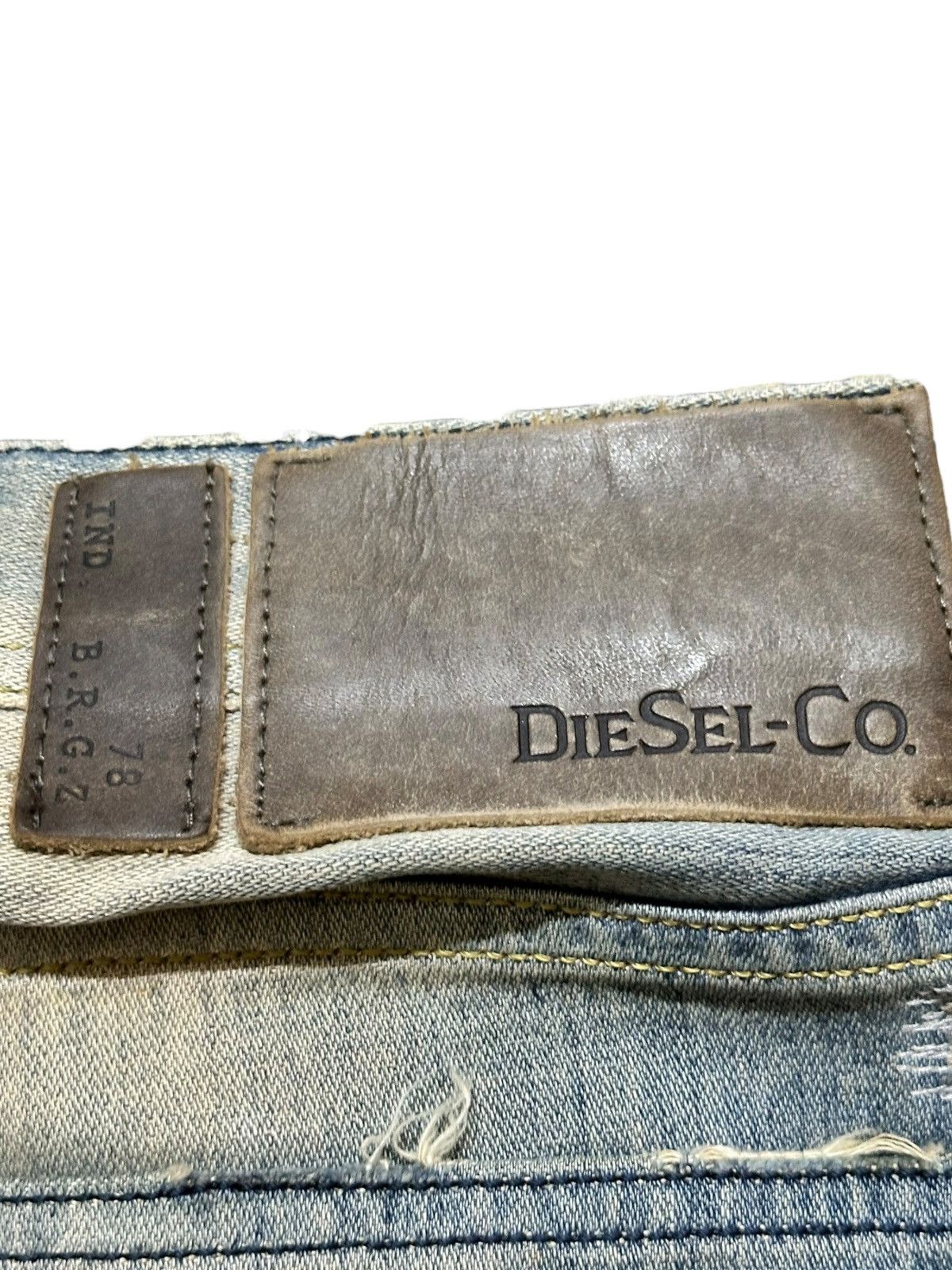 Diesel Vintage Diesel Waykee Straight Mudwash Jeans Size US 34 / EU 50 - 6 Thumbnail