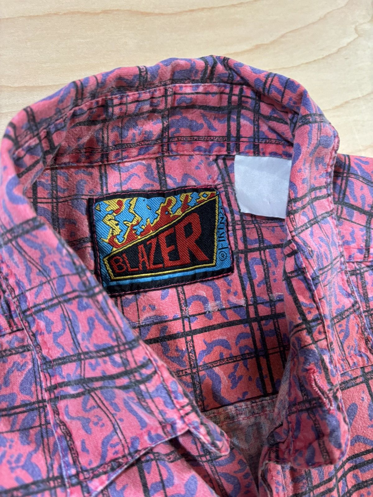 Other Vintage Blazer Firenze Abstract Short Sleeve Shirt 80s/90s Size US XL / EU 56 / 4 - 2 Thumbnail