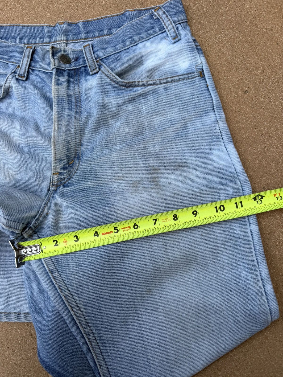 Levi's Vtg 70’s Levi’s 646 Orange Tab Bellbottom Flare Jeans 31x31 Size US 31 - 13 Thumbnail