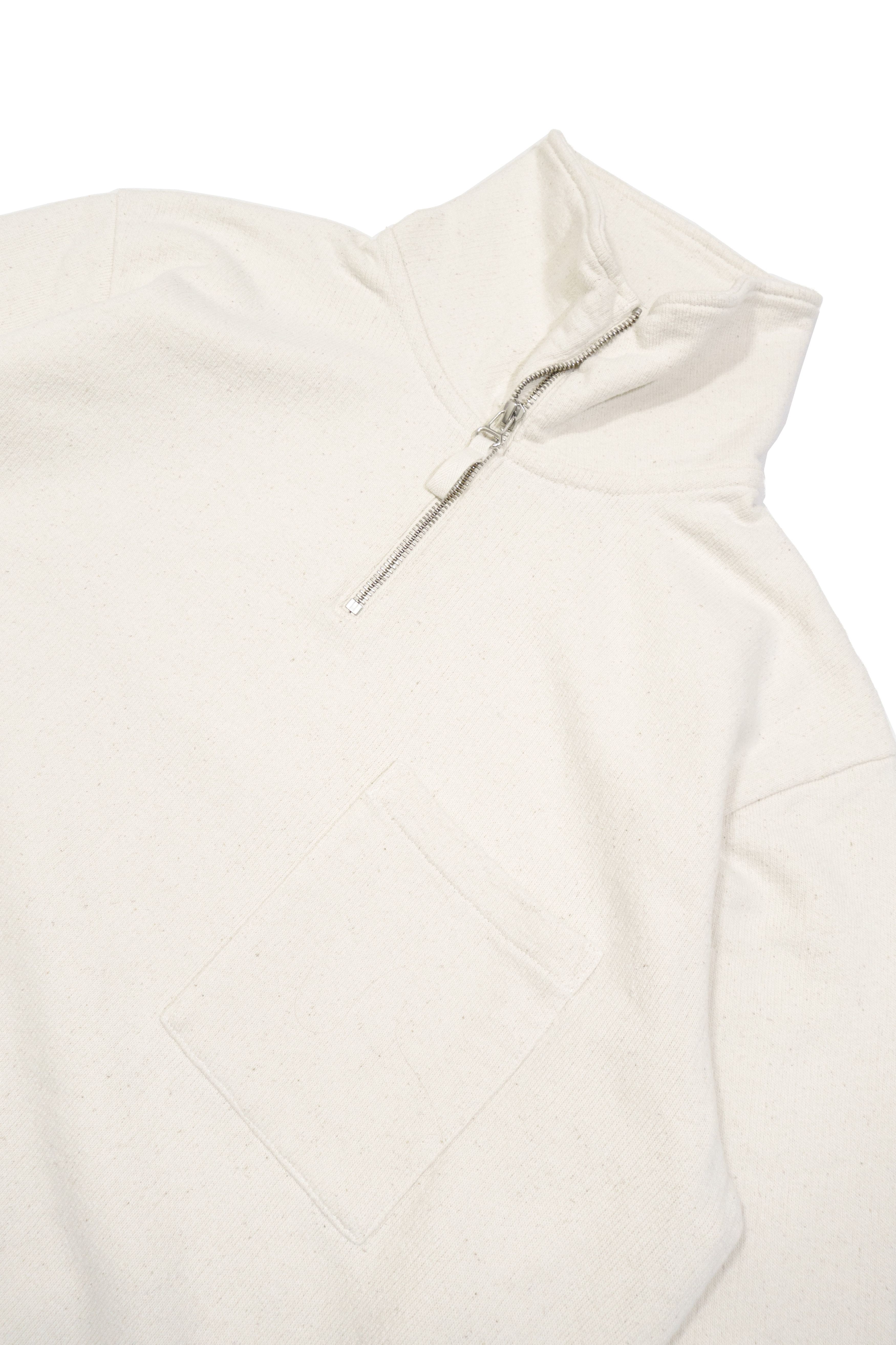 Universal Works Half Zip 1/3 Dry Handle Loopback Pocket High Neck Sweatshirt Size US S / EU 44-46 / 1 - 3 Thumbnail