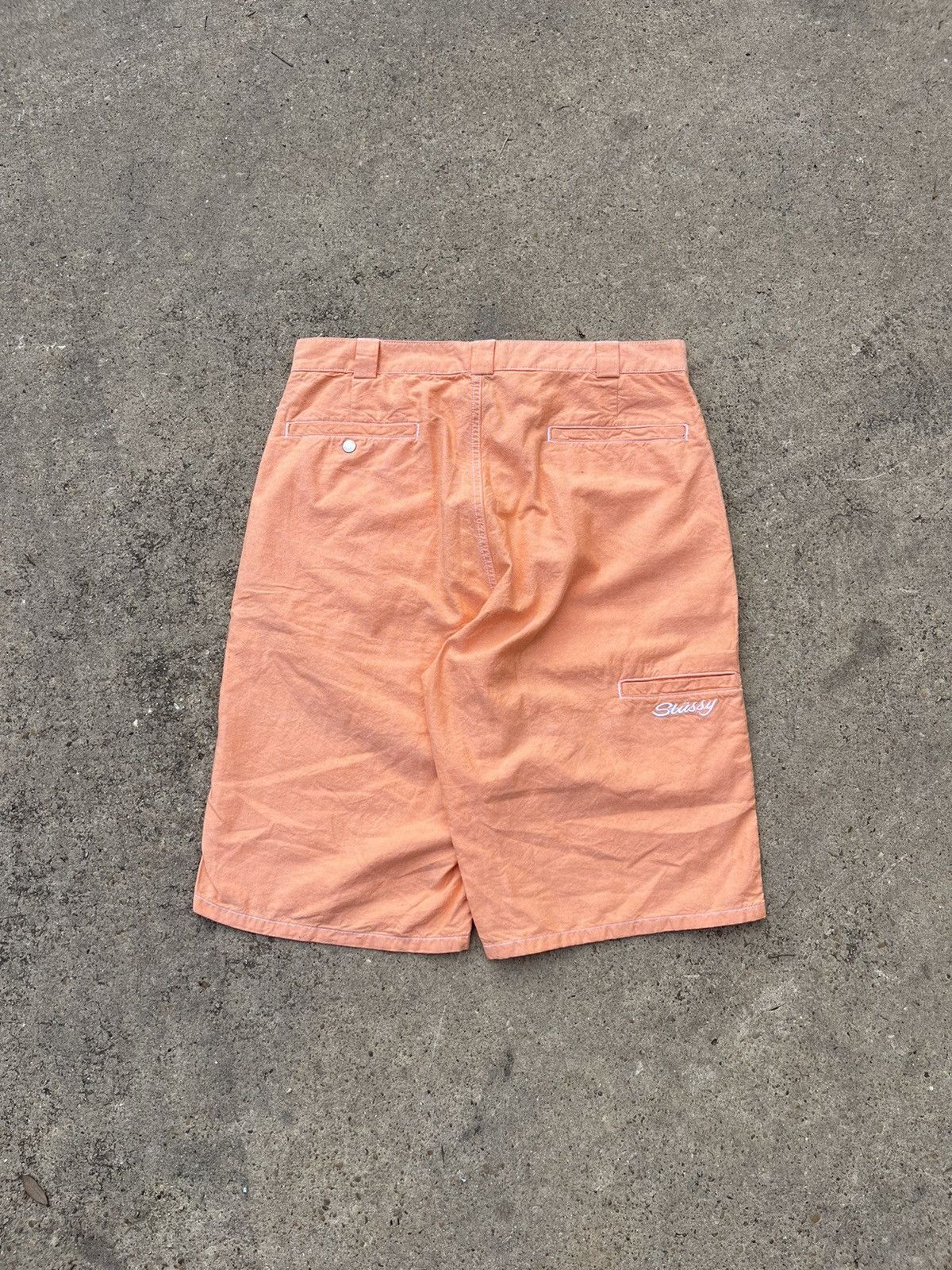 Stussy PINK STUSSY BAGGY SHORTS Size US 36 / EU 52 - 1 Thumbnail