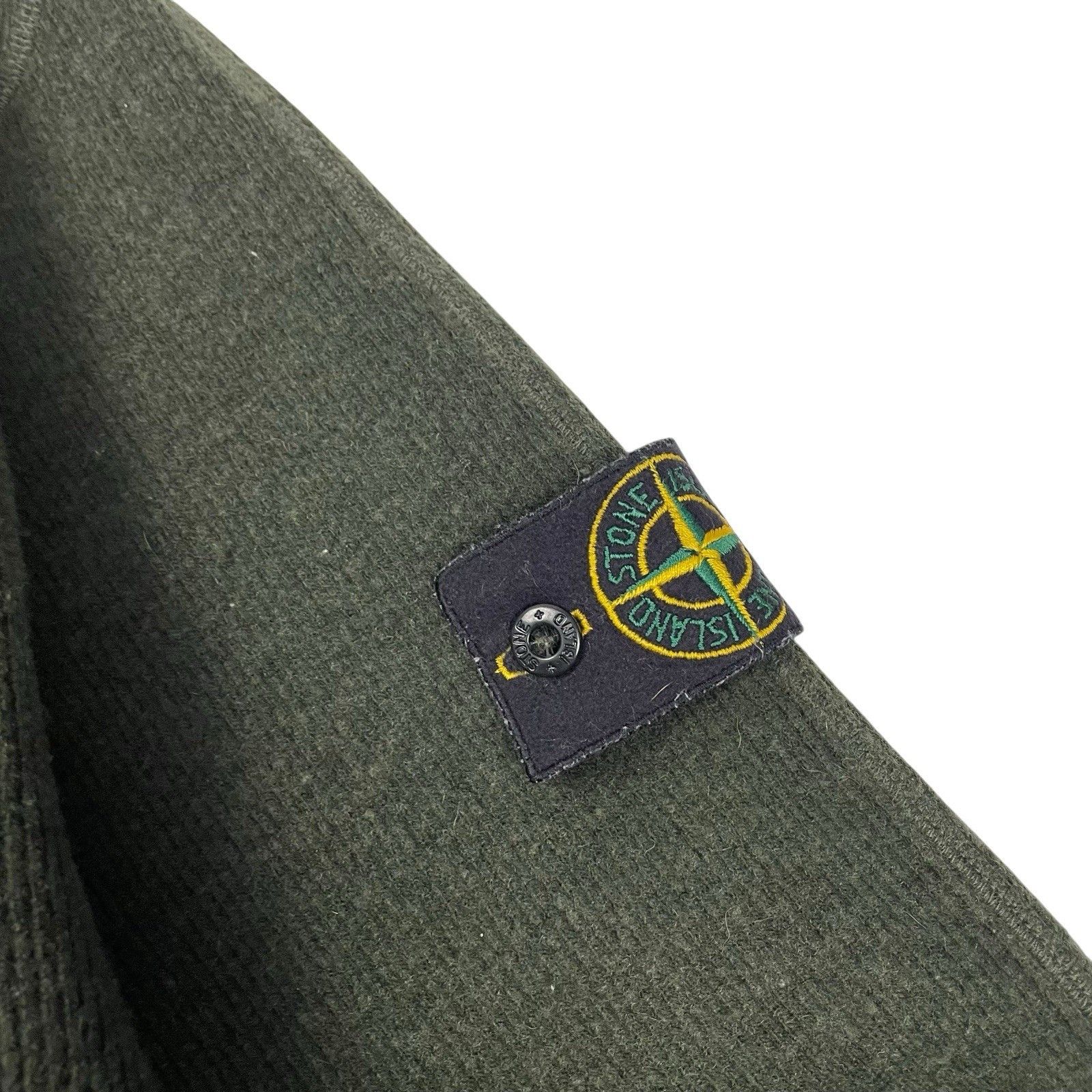 Stone Island Vintage Stone Island Mock Neck Sweatshirt Wool Nylon Size XL Size US XL / EU 56 / 4 - 2 Thumbnail