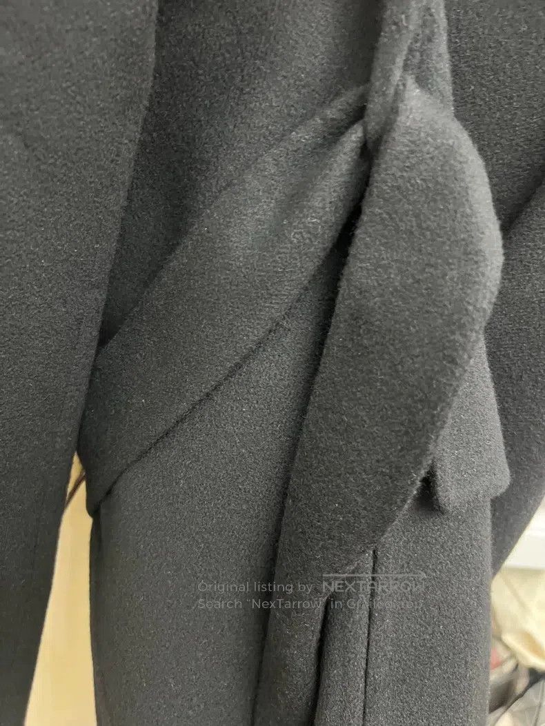 Hermes Hermes Black Cashmere Coat Size XXS / US 00 / IT 34 - 3 Thumbnail
