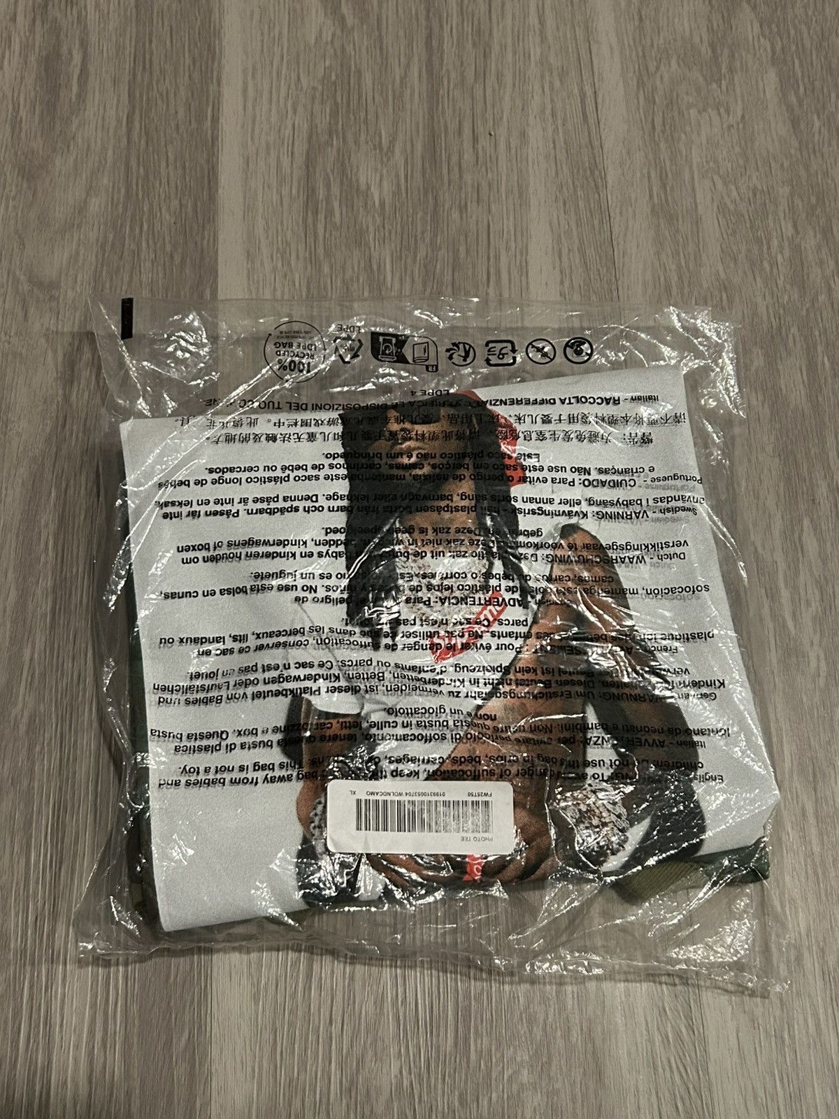 Supreme Supreme Playboi Carti Tee Woodland Camo Size XL Size US XL / EU 56 / 4 - 1 Thumbnail