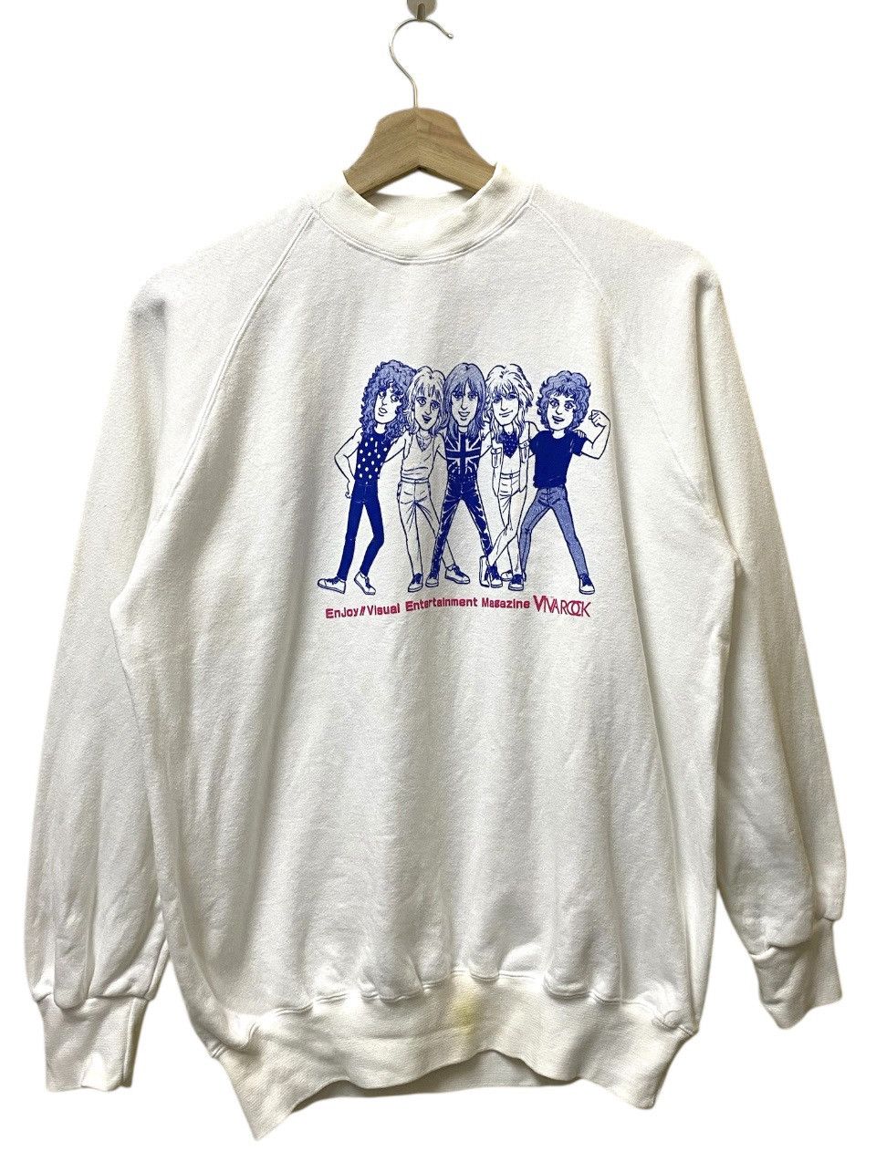 Band Tees 90s Viva Rock Magazine Japan Sweatshirt Crewneck Size US M / EU 48-50 / 2 - 1 Thumbnail