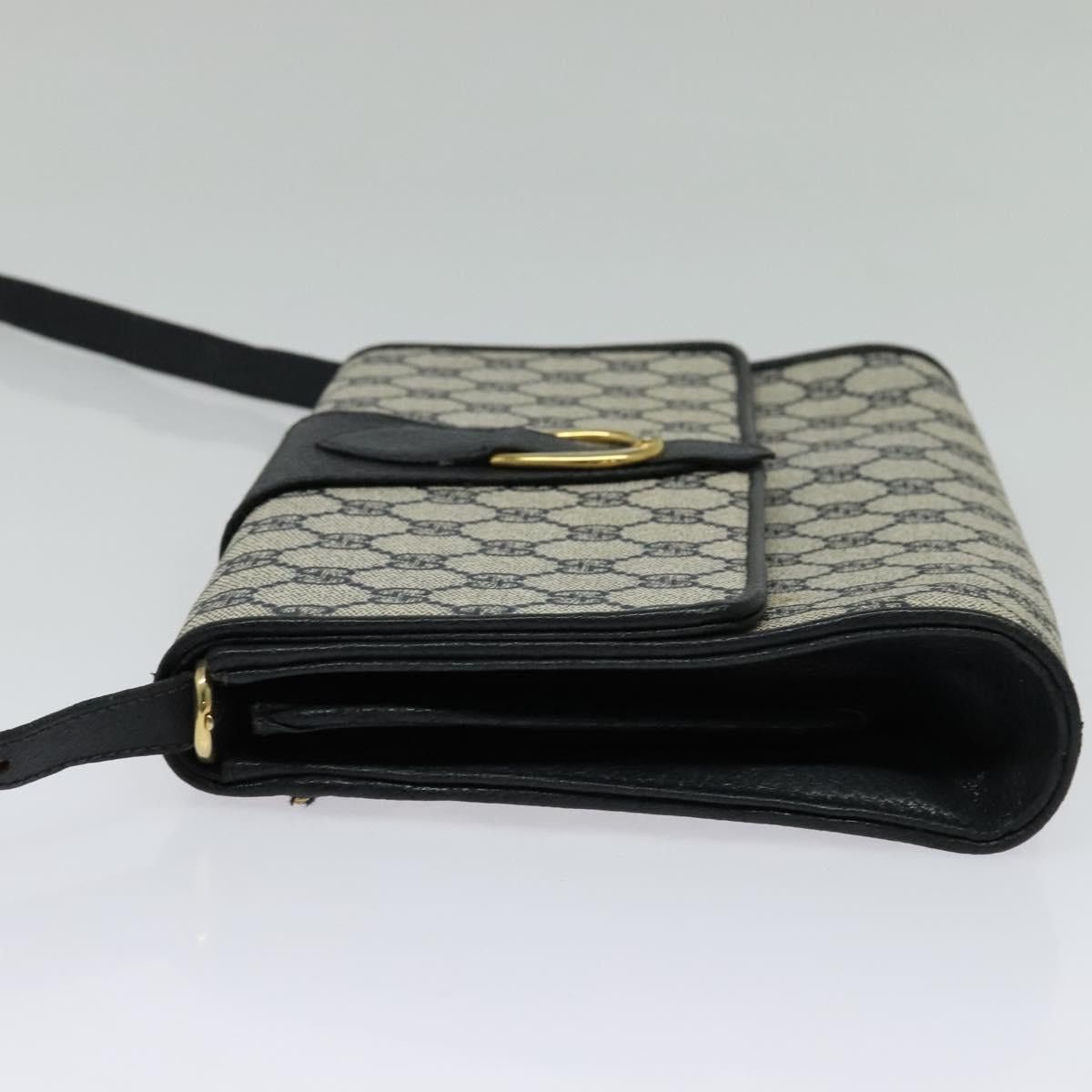 Gucci GUCCI GG Supreme Shoulder Bag Pvc Navy Gold Size ONE SIZE - 4 Thumbnail