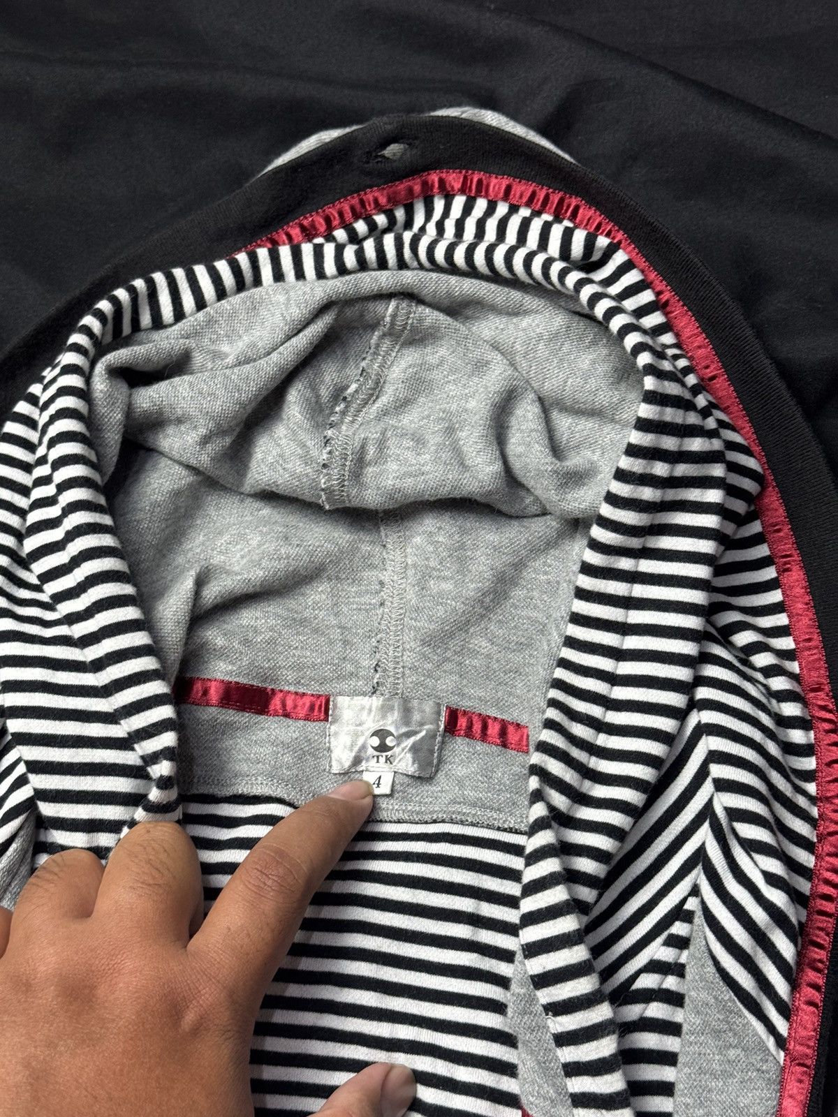Hysteric Glamour × If Six Was Nine × Japanese Brand DOUBLE LAYER TAKEO KIKUCHI JAPAN ZIP HOODIE Size US M / EU 48-50 / 2 - 7 Thumbnail