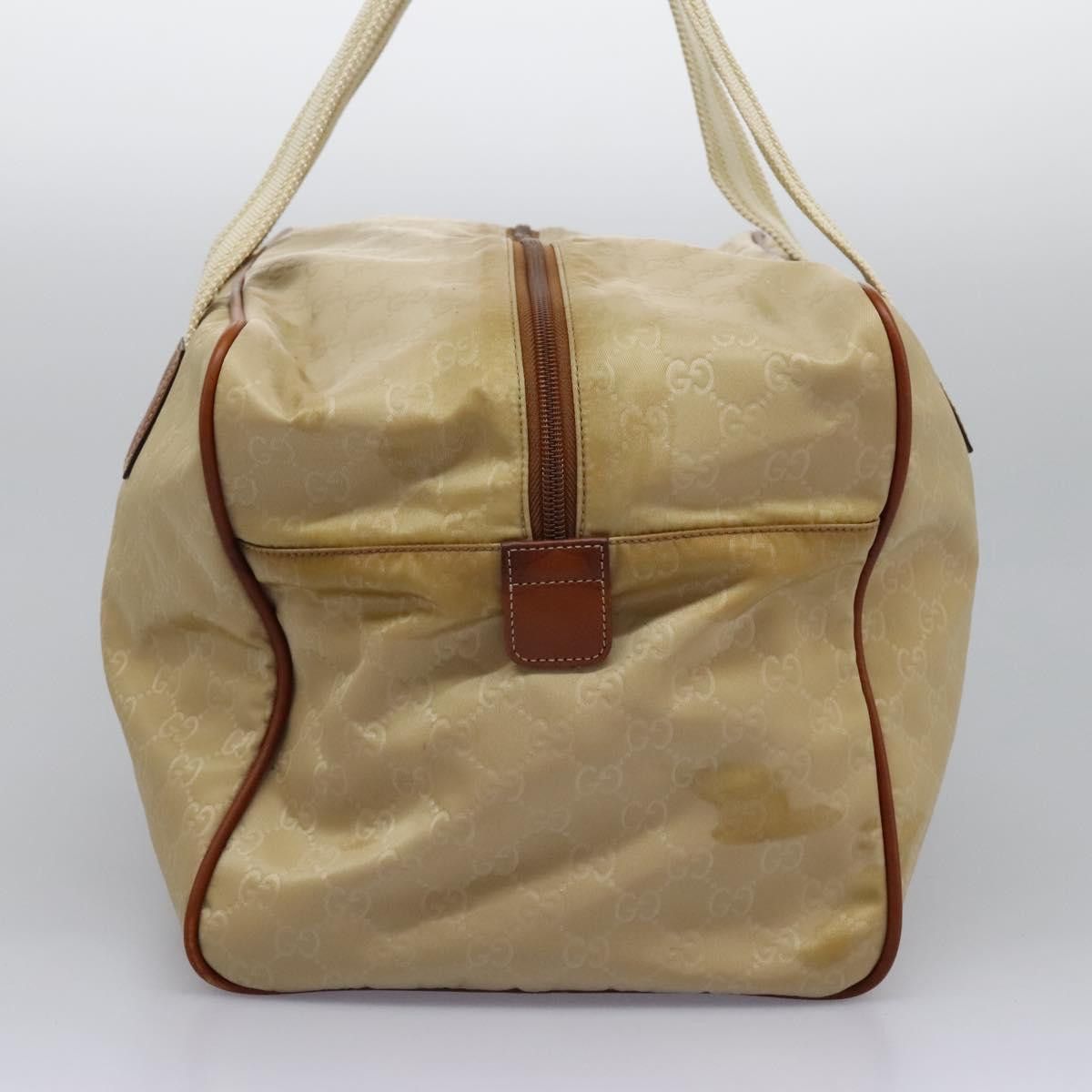 Gucci GUCCI GG Canvas Boston Bag Nylon Beige Size ONE SIZE - 5 Thumbnail